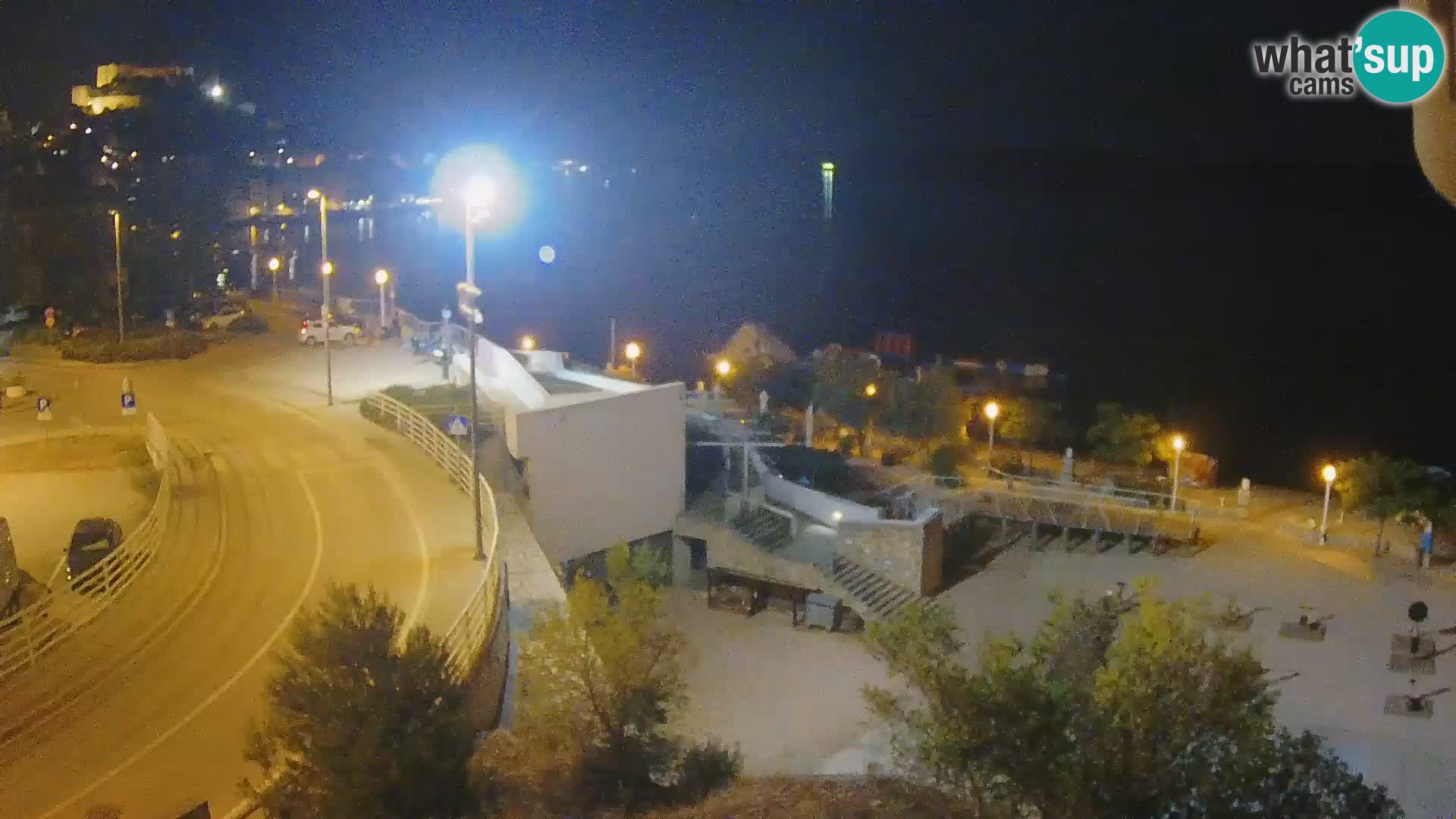 Šibenik webcam Beach Banj