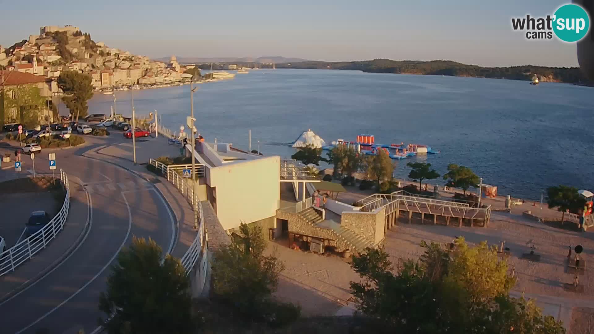 Šibenik webcam Beach Banj