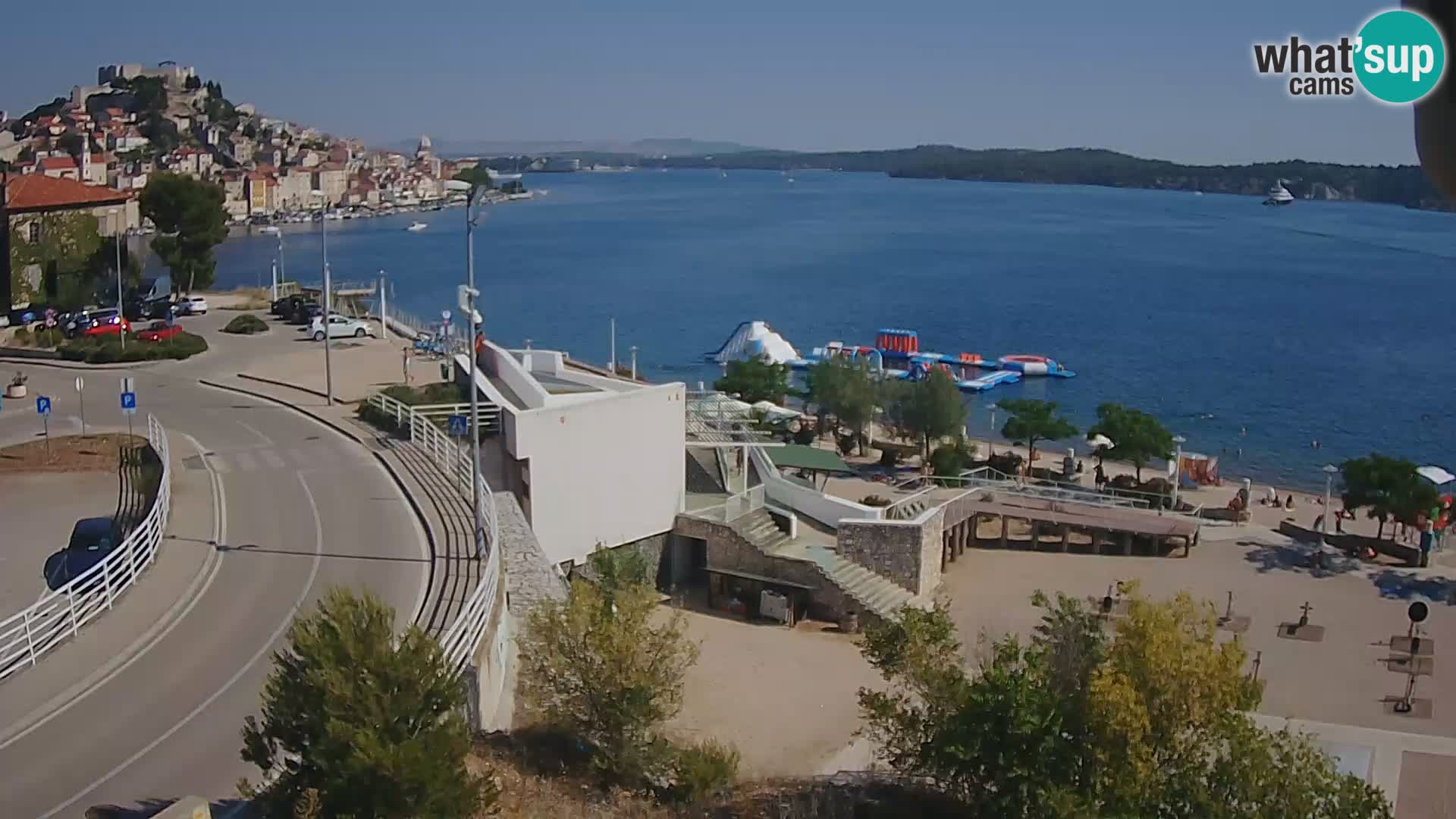 Livecam Sibenico spiaggia Banj