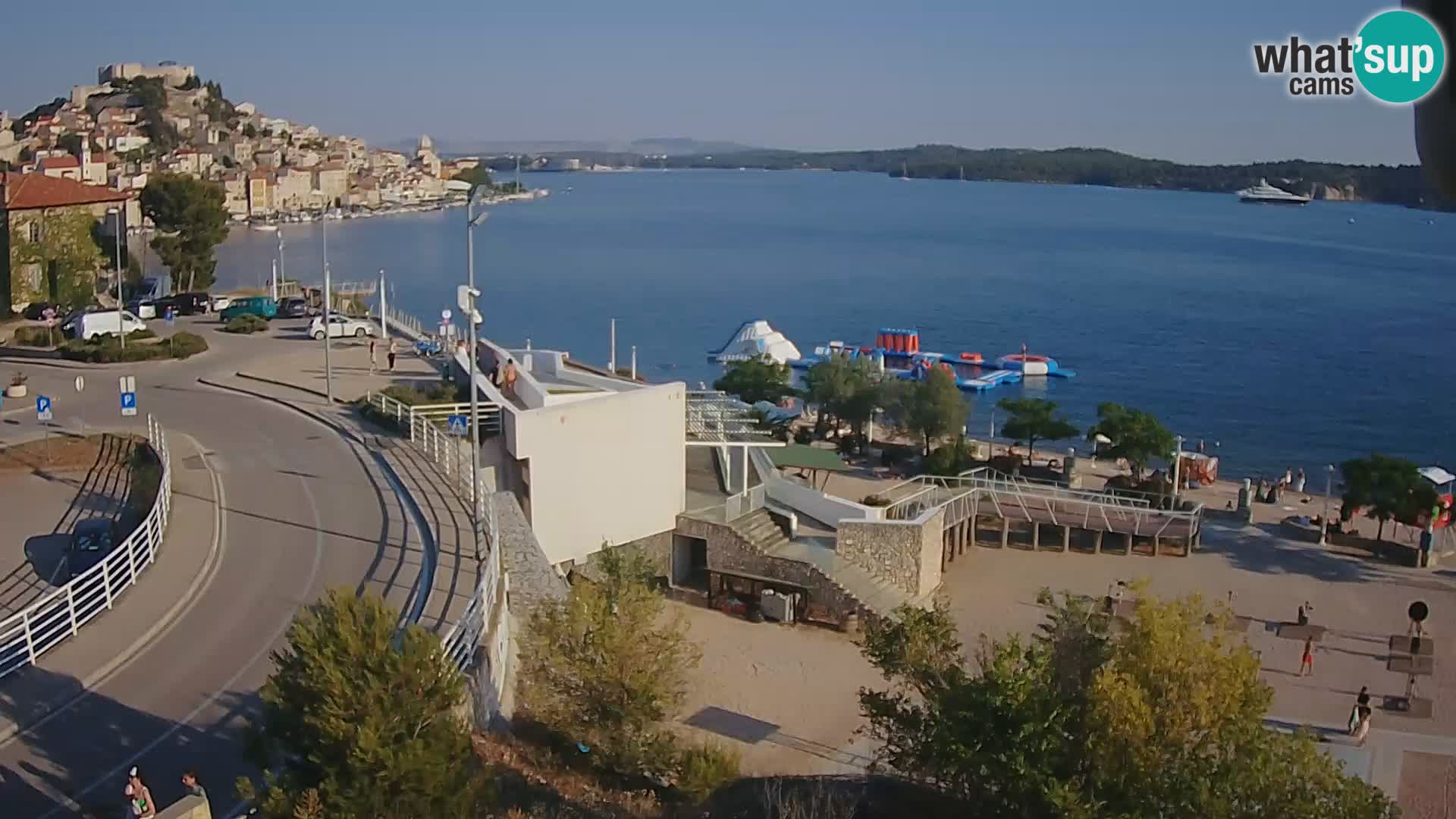 Livecam Sibenico spiaggia Banj
