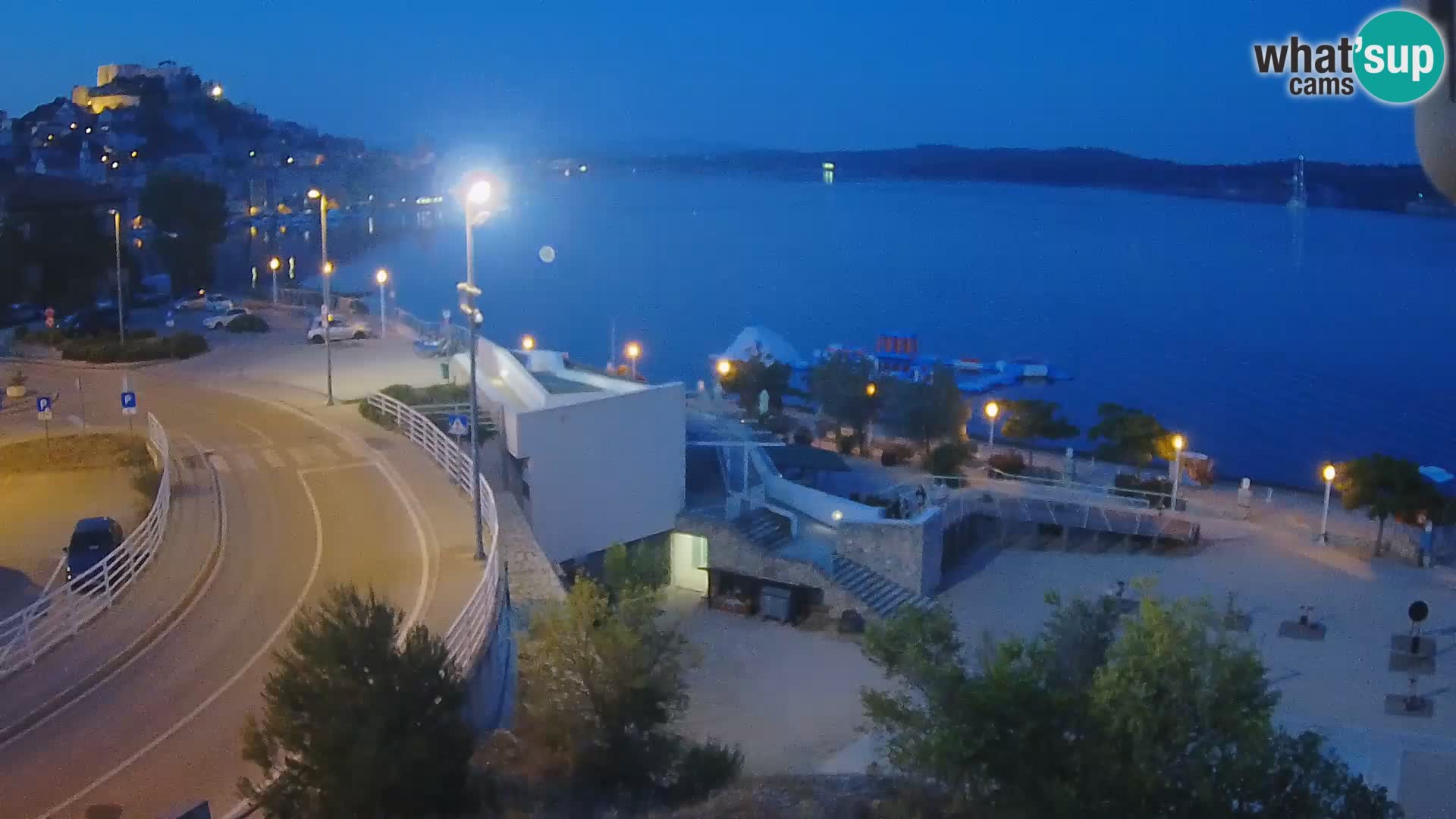 Šibenik webcam Beach Banj