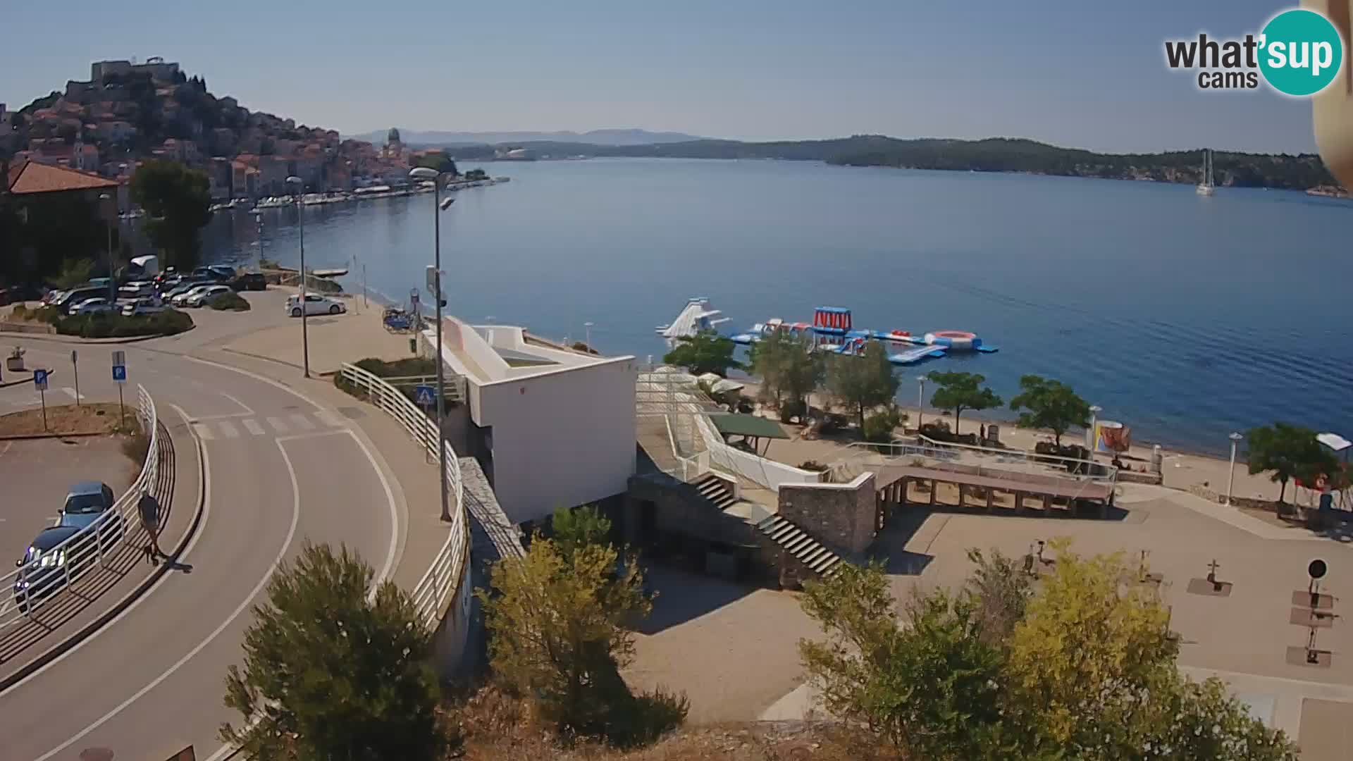 Šibenik webcam Beach Banj