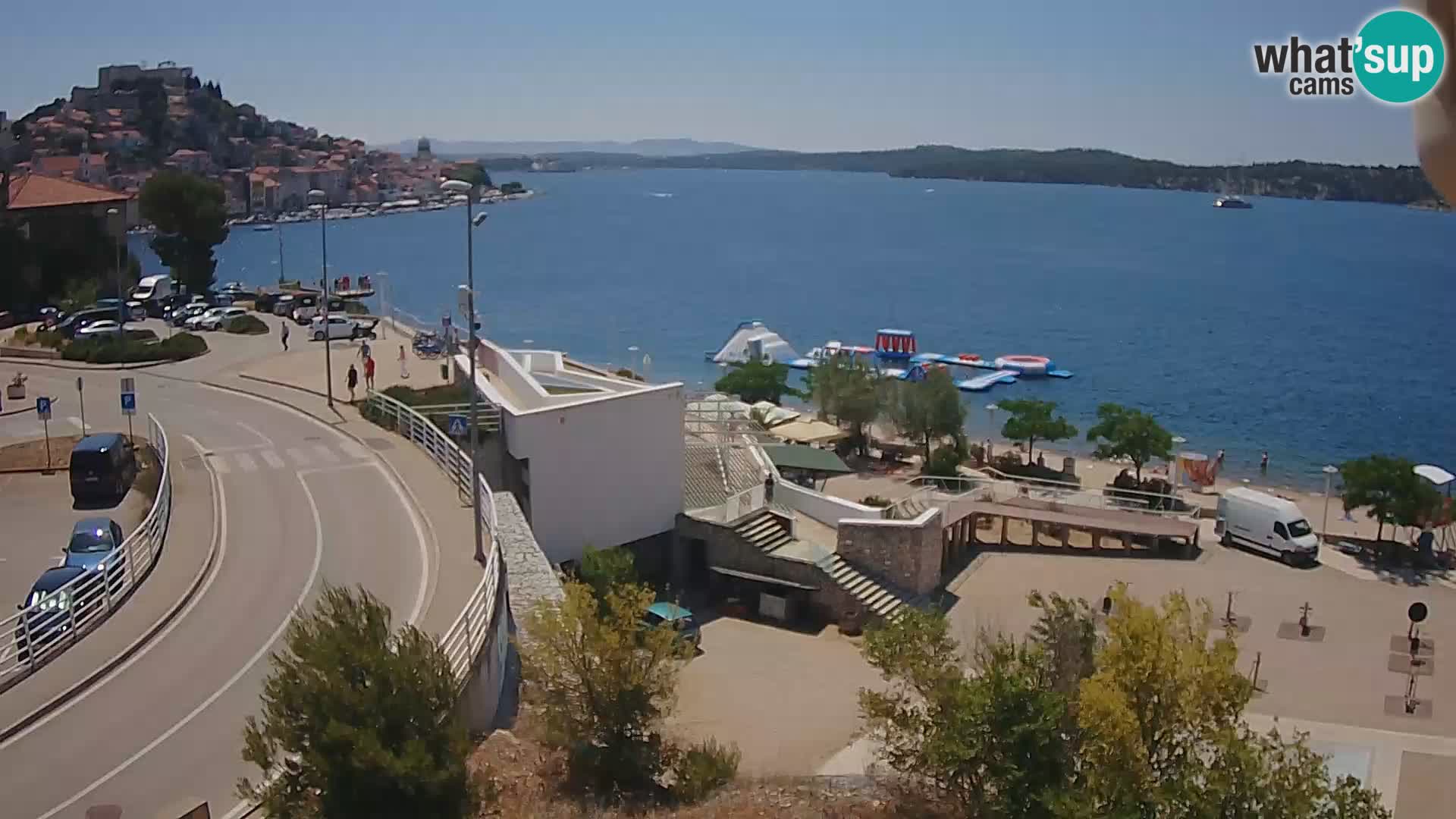 Šibenik webcam Beach Banj
