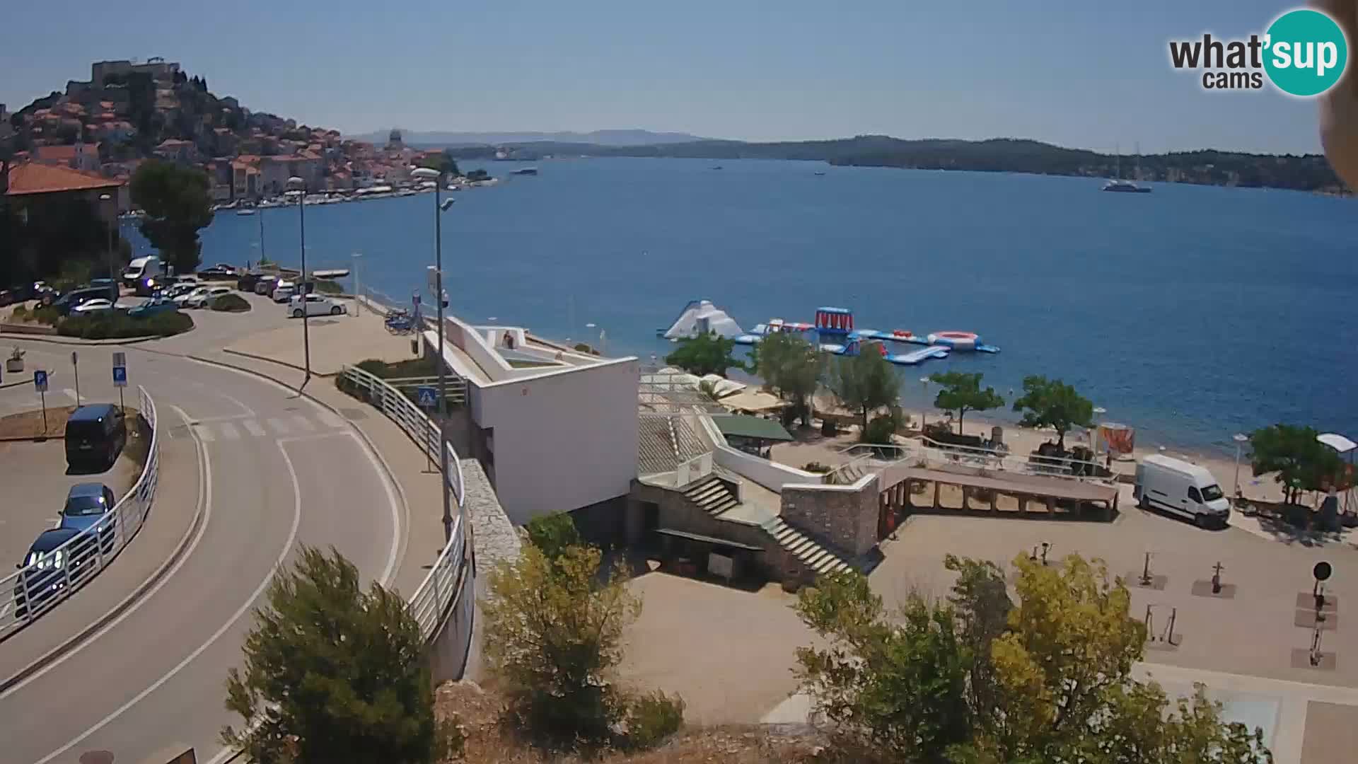 Šibenik webcam Beach Banj