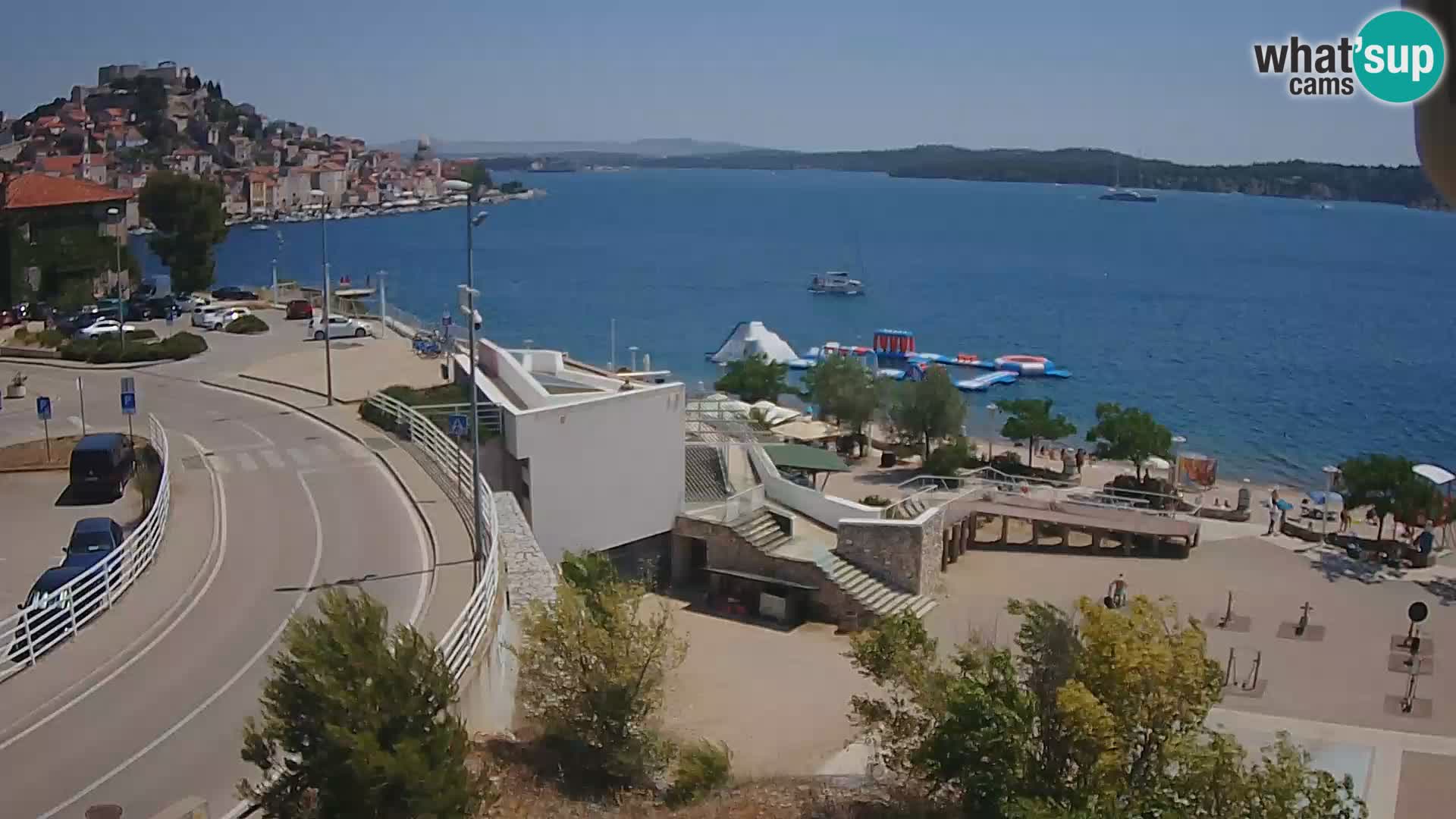 Šibenik webcam Beach Banj