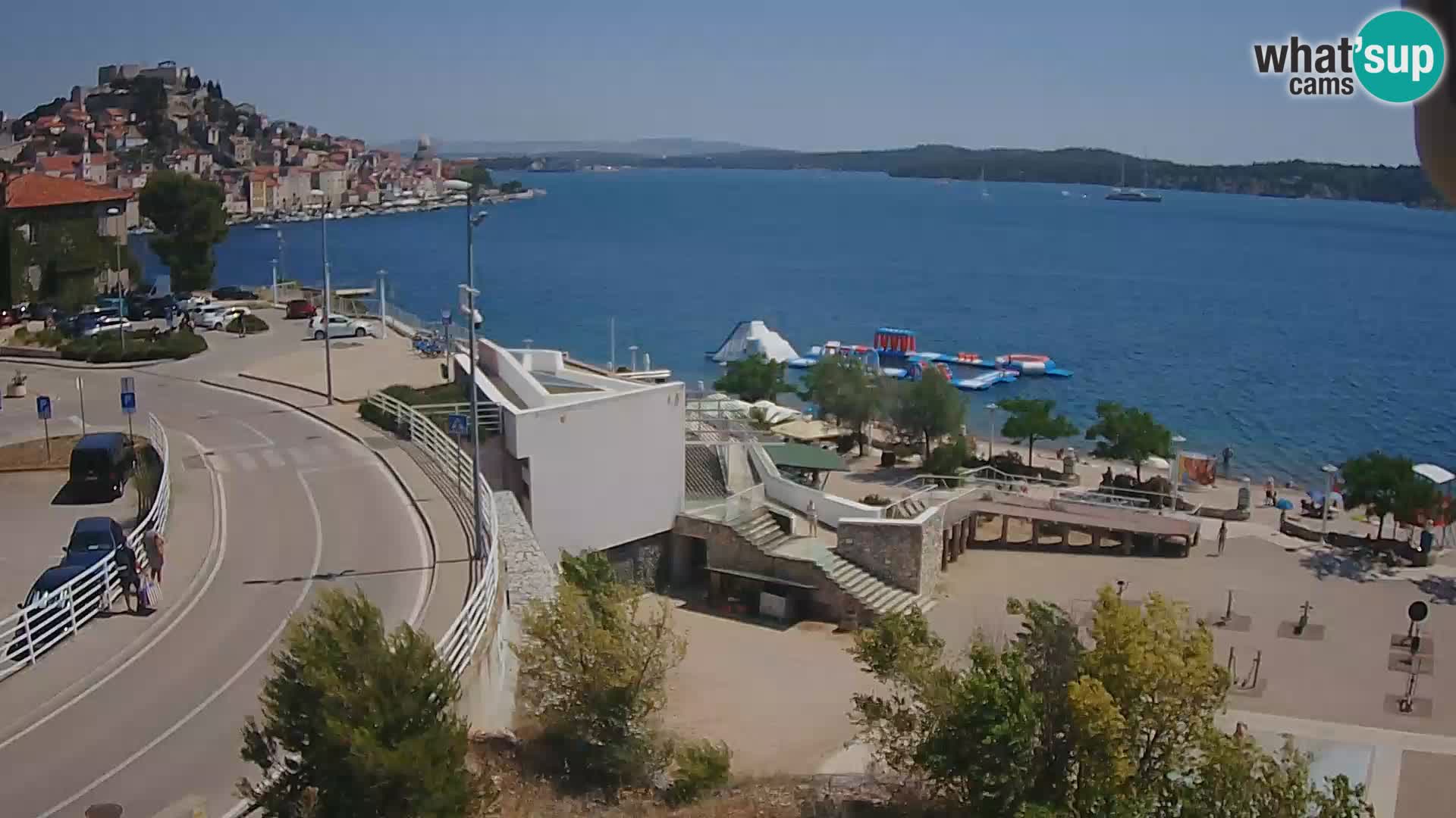 Šibenik webcam Beach Banj