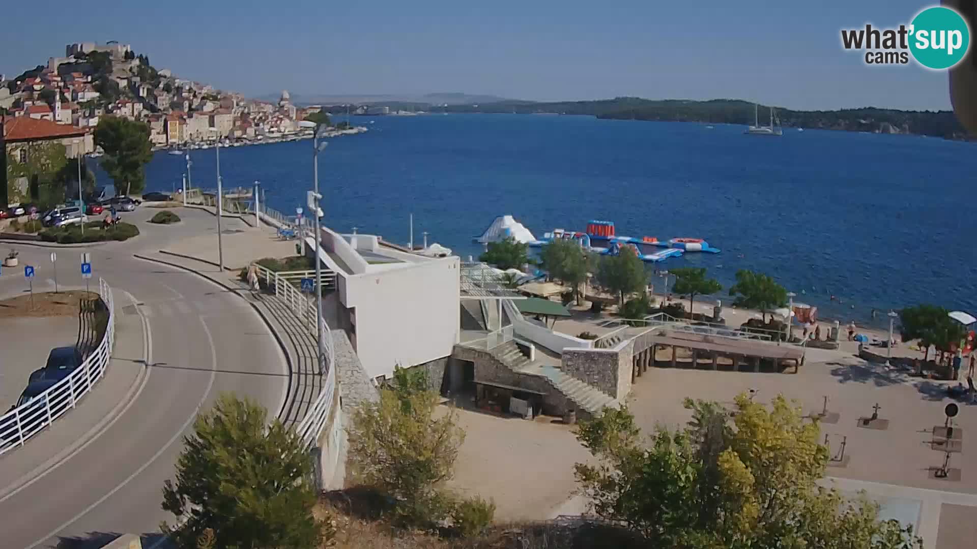 Šibenik webcam Beach Banj