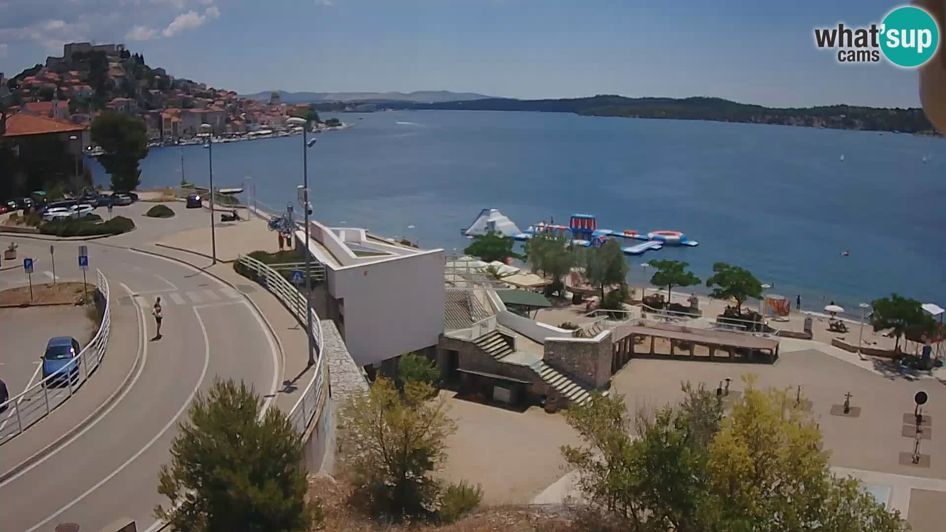 Šibenik webcam Beach Banj