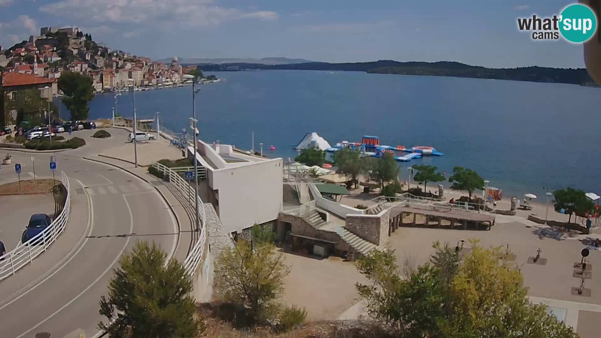 Šibenik webcam Beach Banj