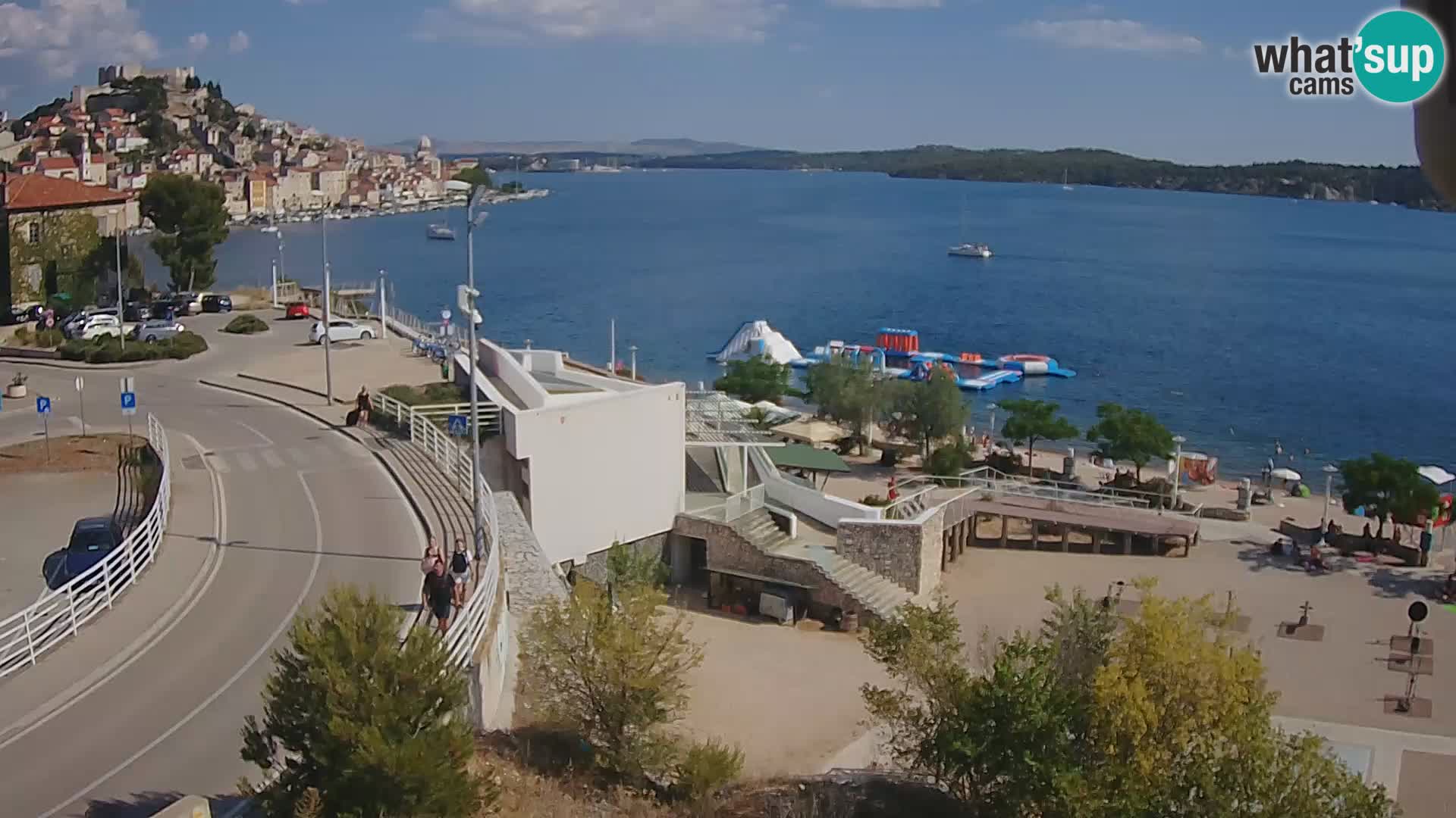Šibenik webcam Beach Banj