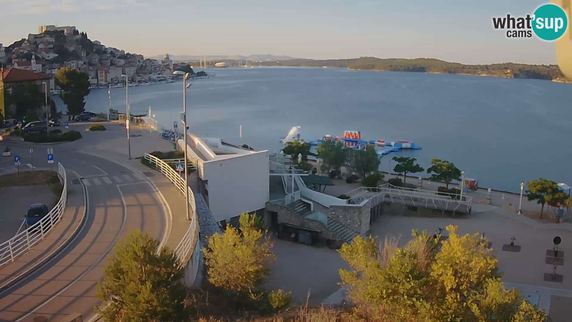 Šibenik webcam Beach Banj