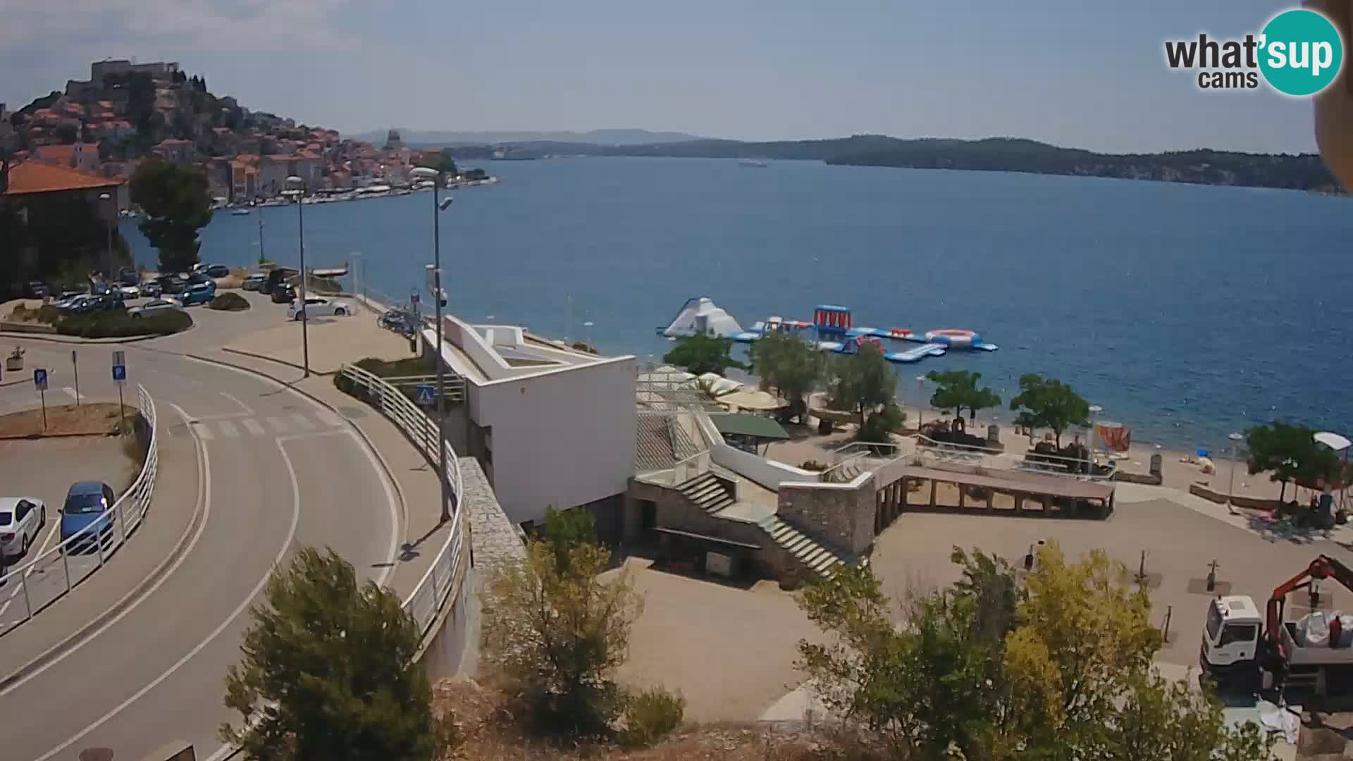Šibenik webcam Beach Banj
