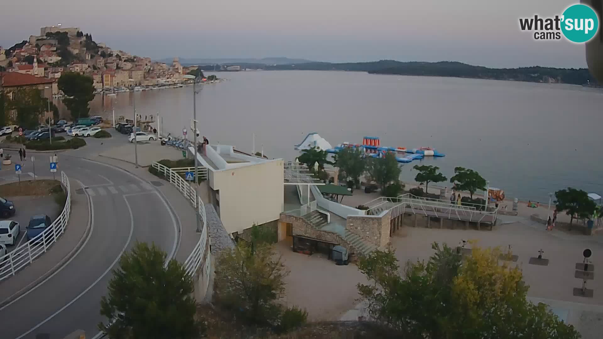 Šibenik webcam Beach Banj