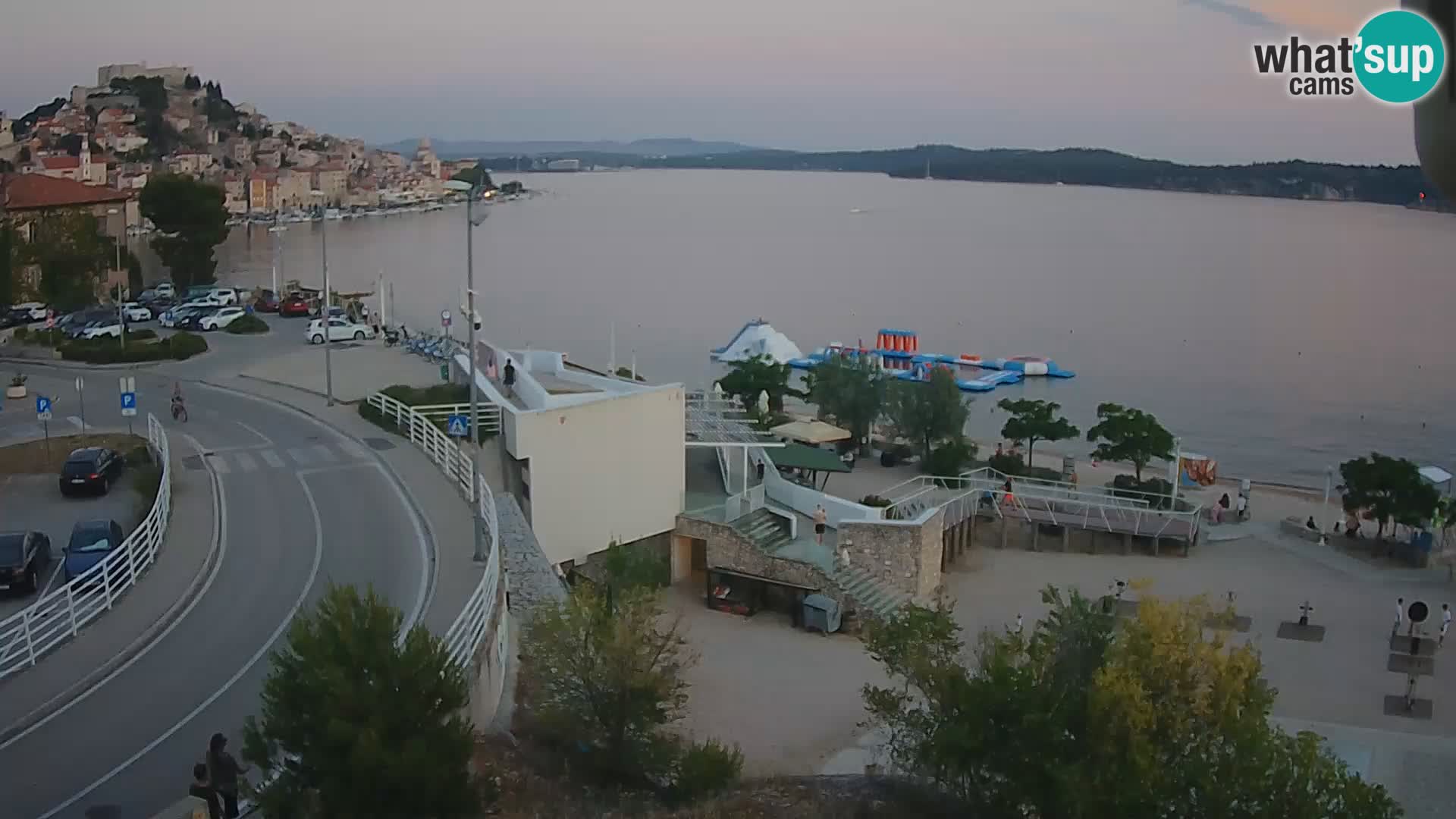 Šibenik webcam Beach Banj