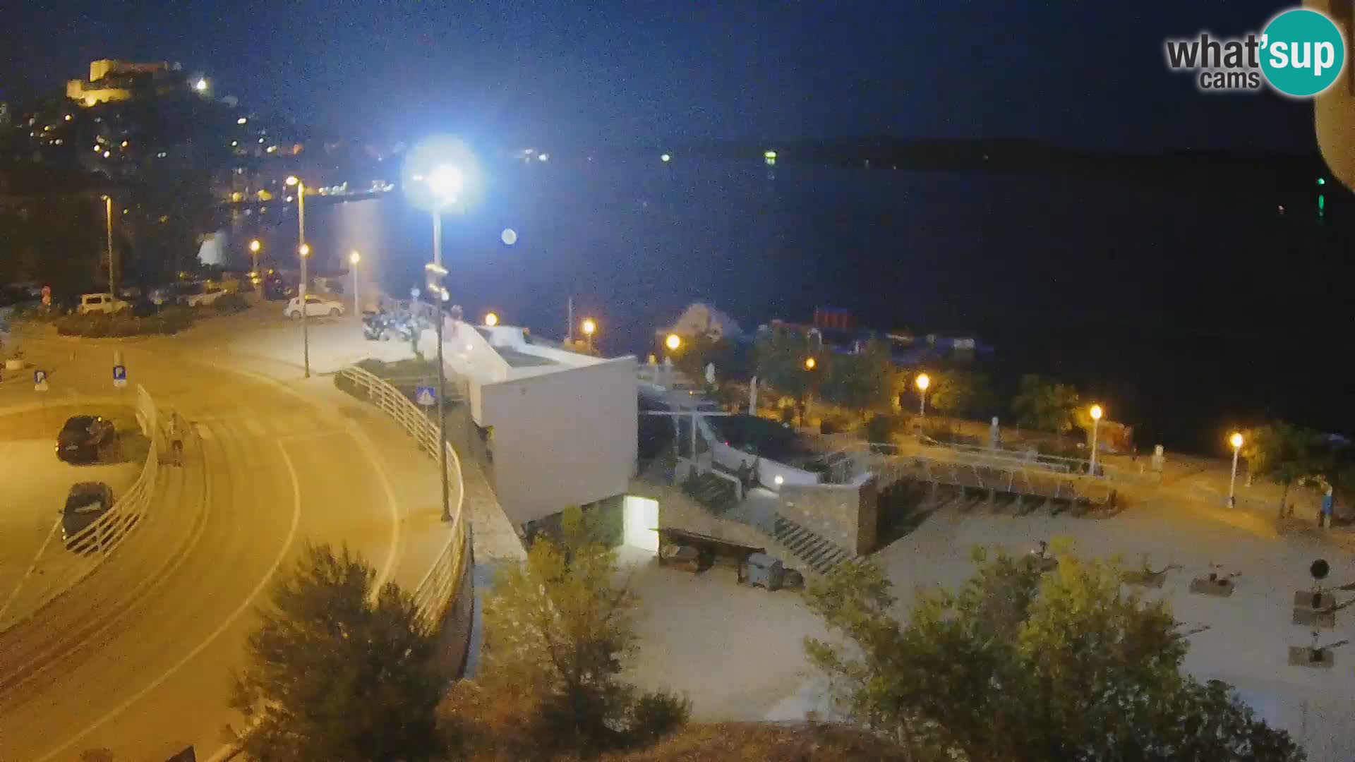Šibenik webcam Beach Banj