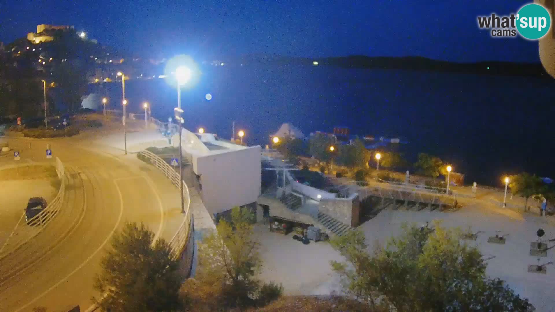 Šibenik webcam Beach Banj