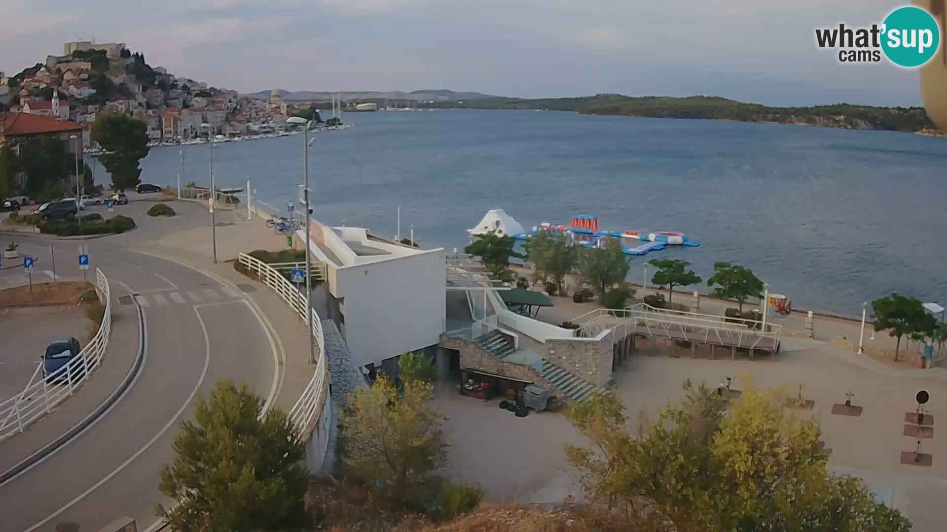 Šibenik webcam Beach Banj