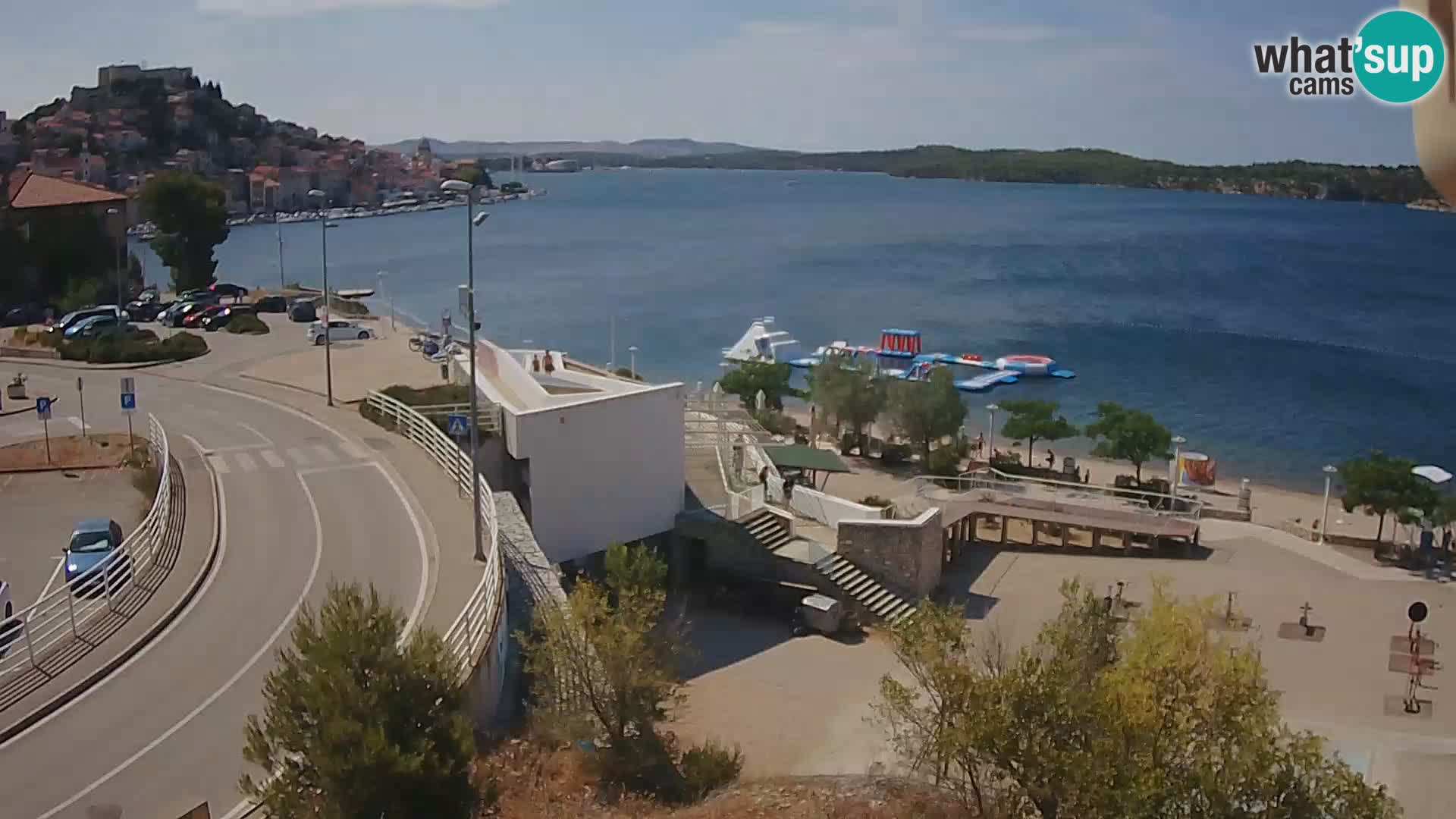 Šibenik webcam Beach Banj