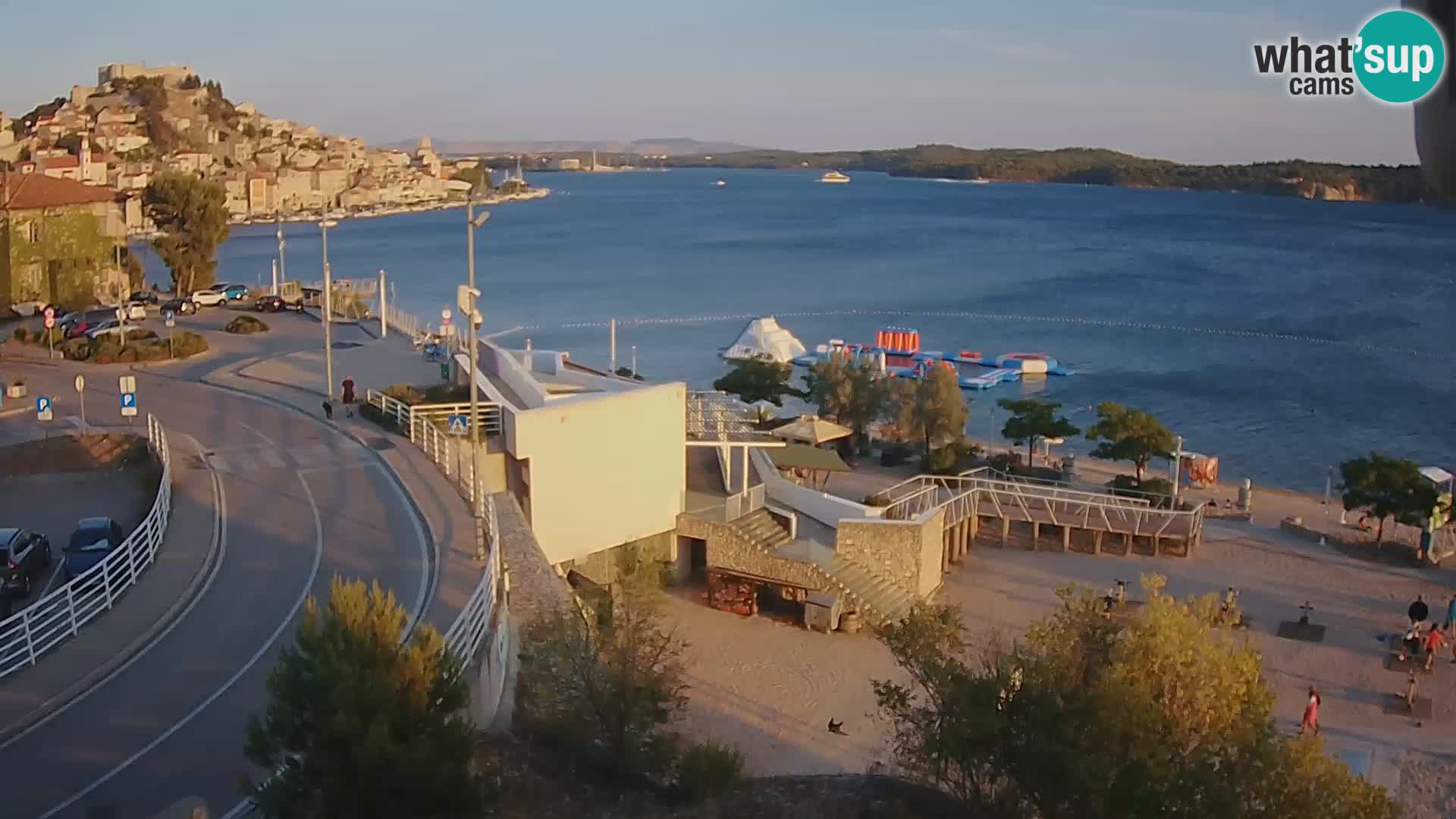 Šibenik webcam Beach Banj
