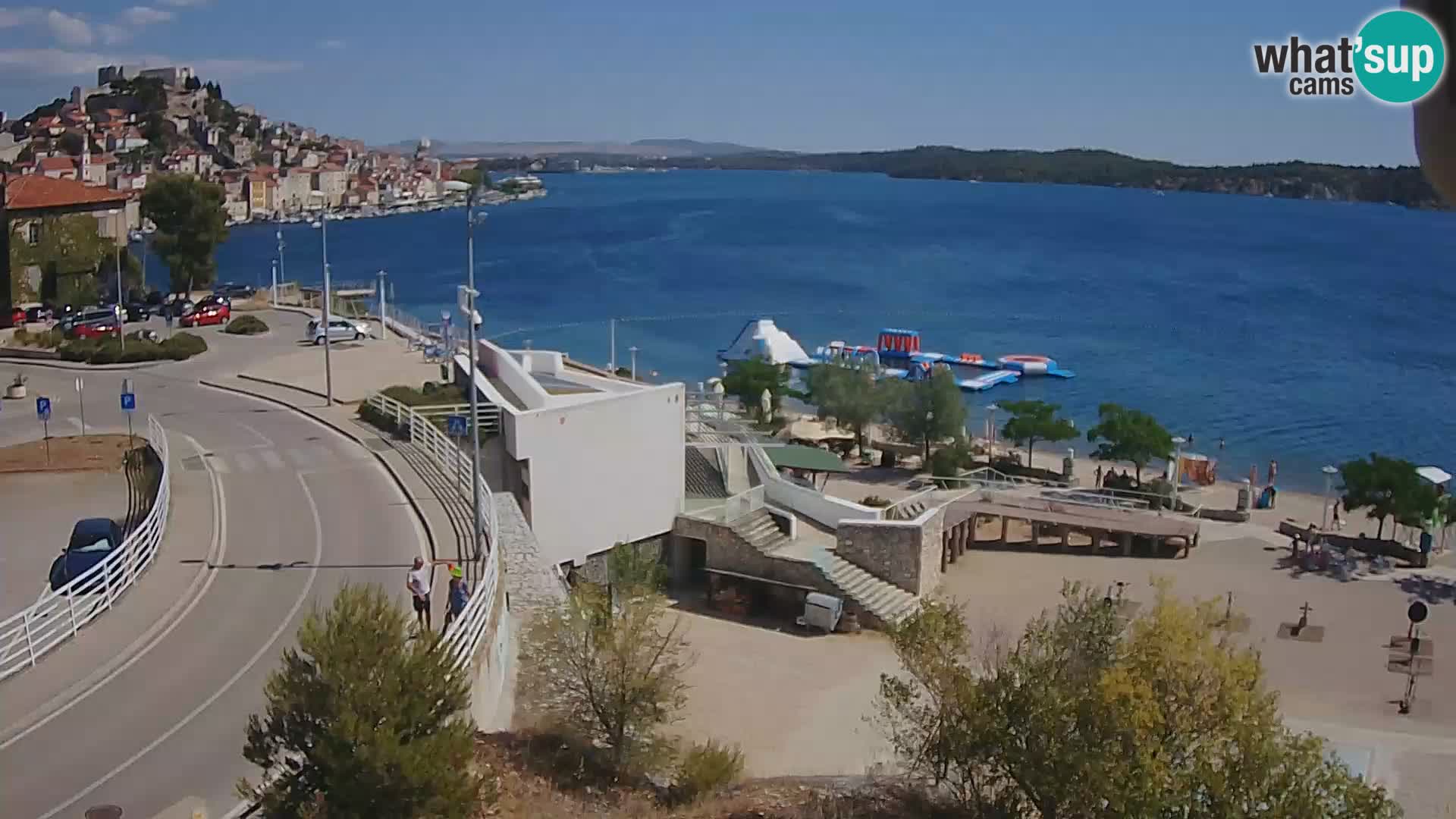 Šibenik webcam Beach Banj