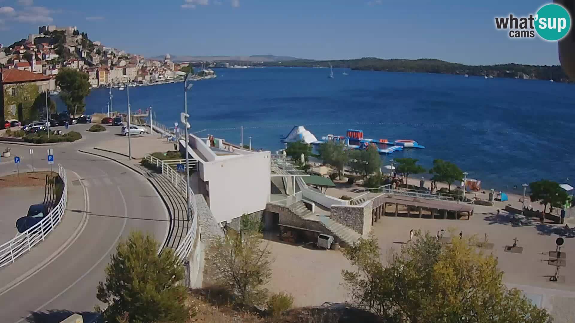 Kamera v živo Šibenik plaža Banj