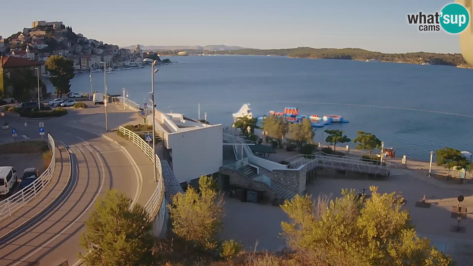 Šibenik webcam Beach Banj
