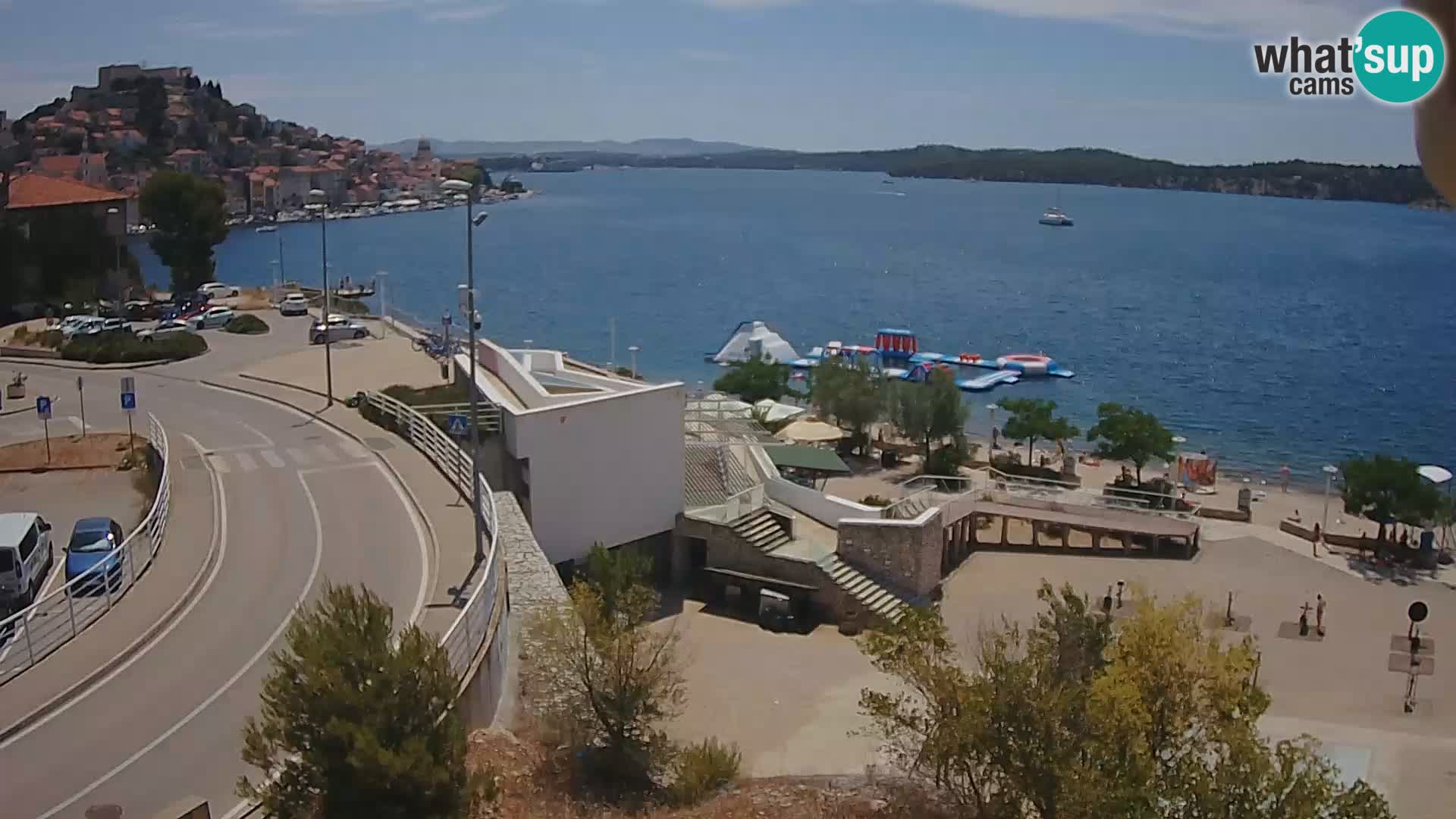 Šibenik webcam Beach Banj