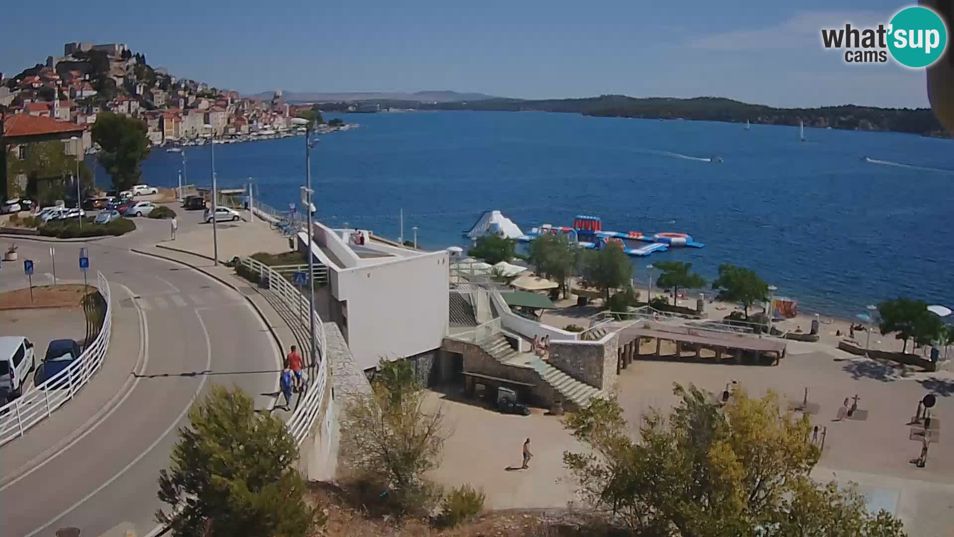 Šibenik webcam Beach Banj