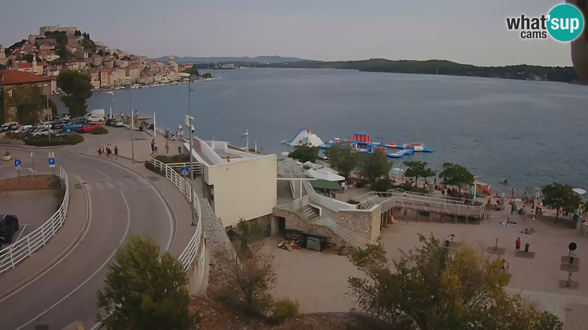 Šibenik webcam Beach Banj