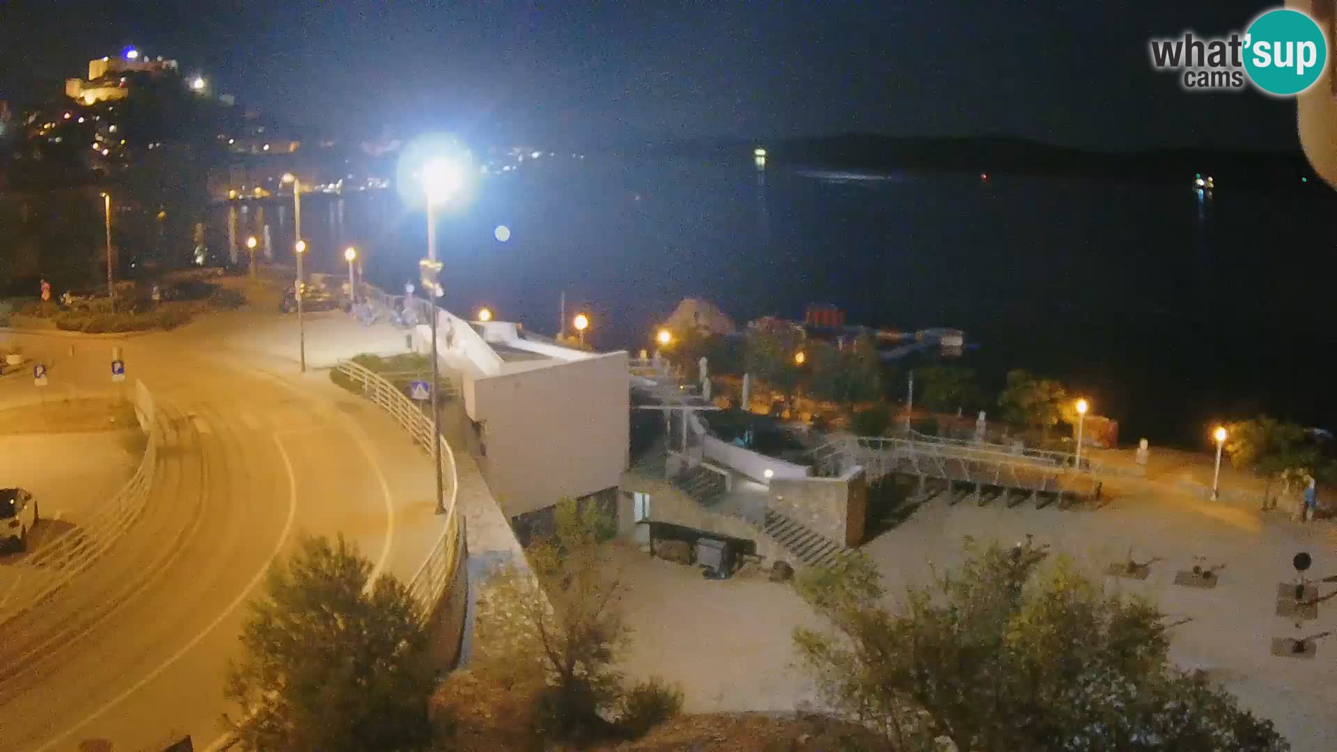 Šibenik webcam Beach Banj