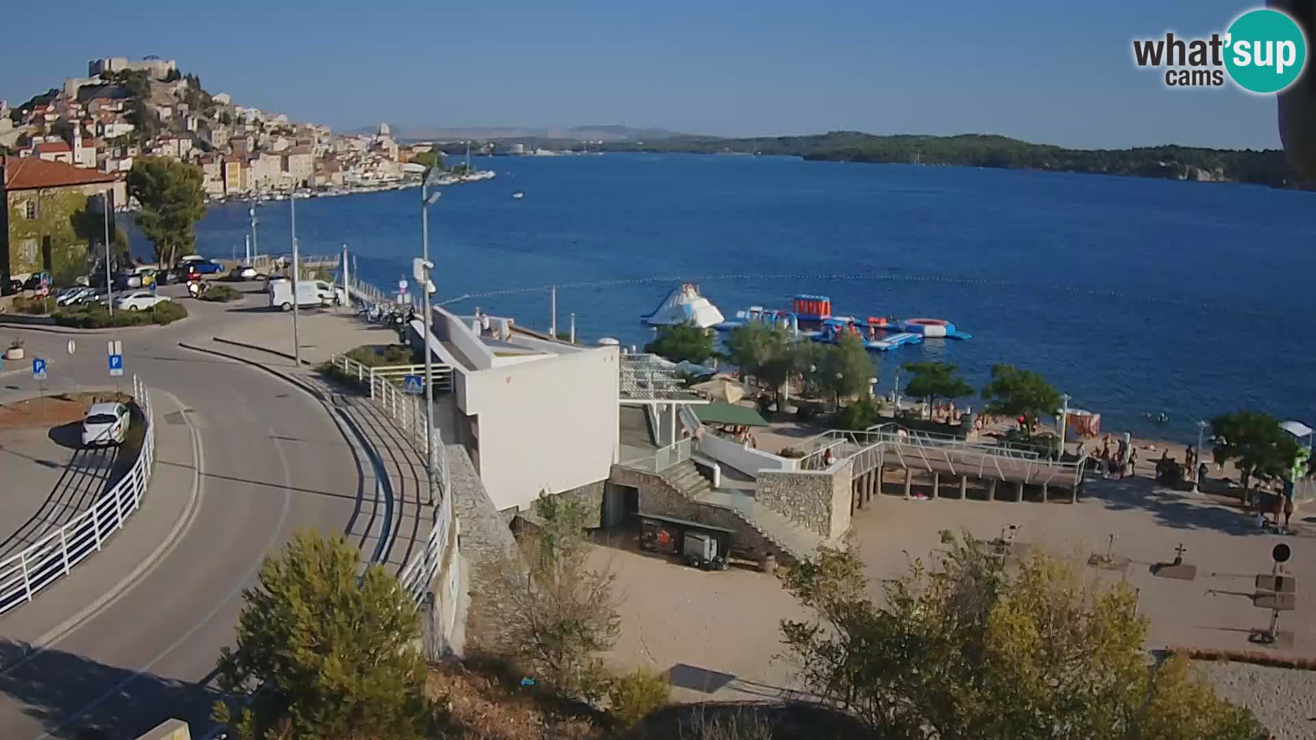 Šibenik webcam Beach Banj