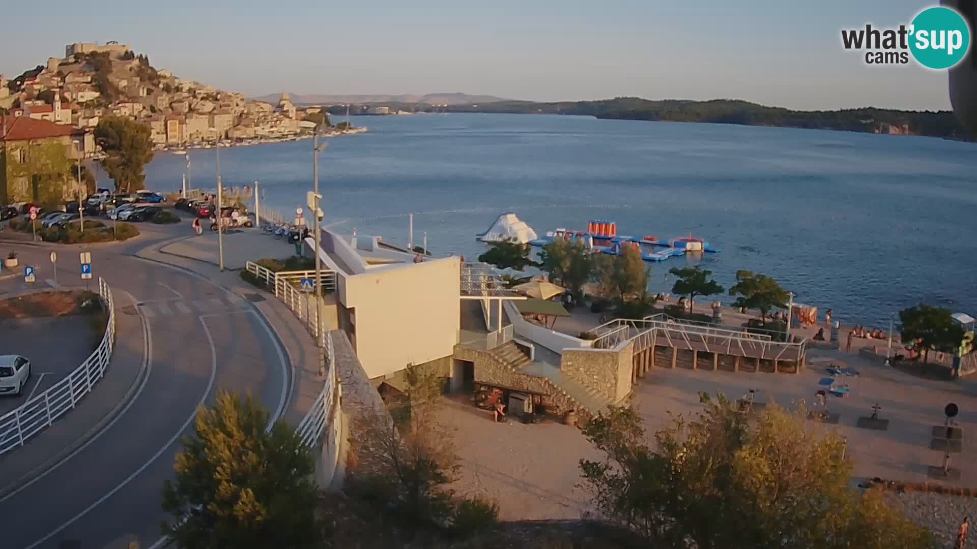 Šibenik webcam Beach Banj