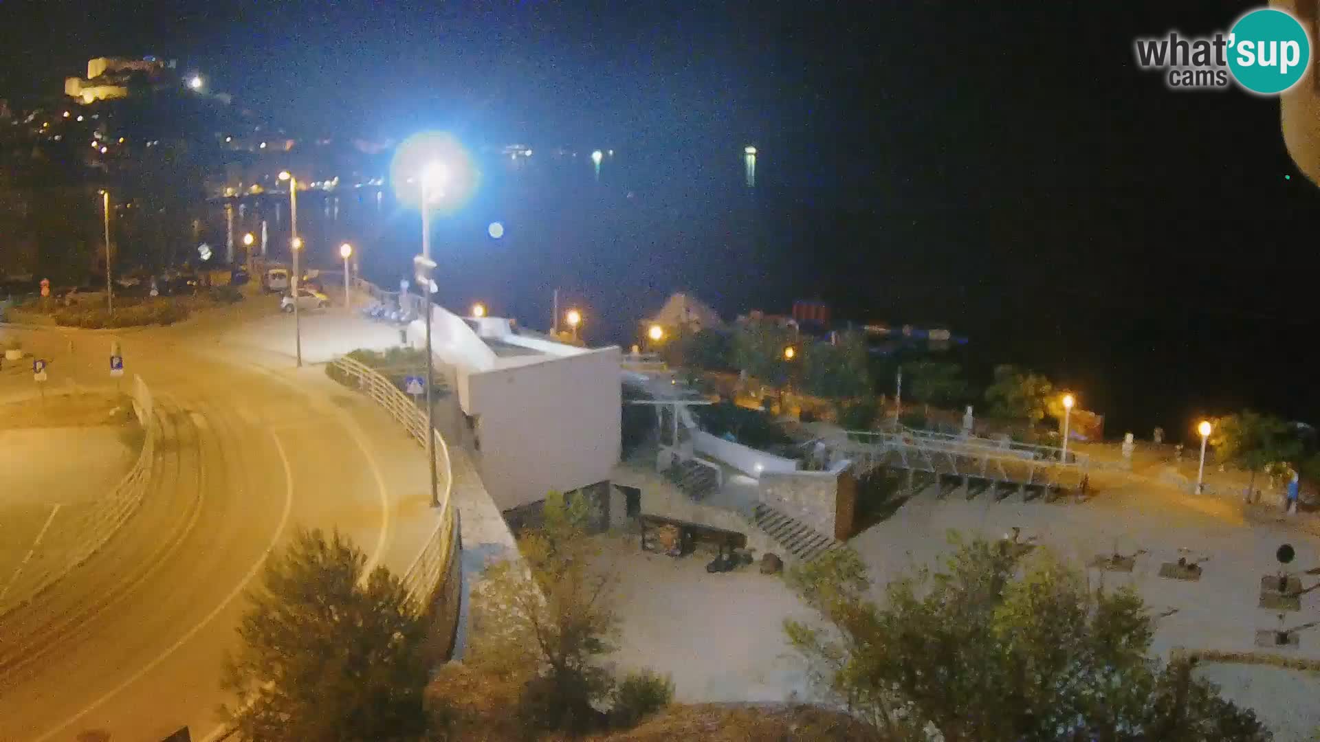 Šibenik webcam Beach Banj