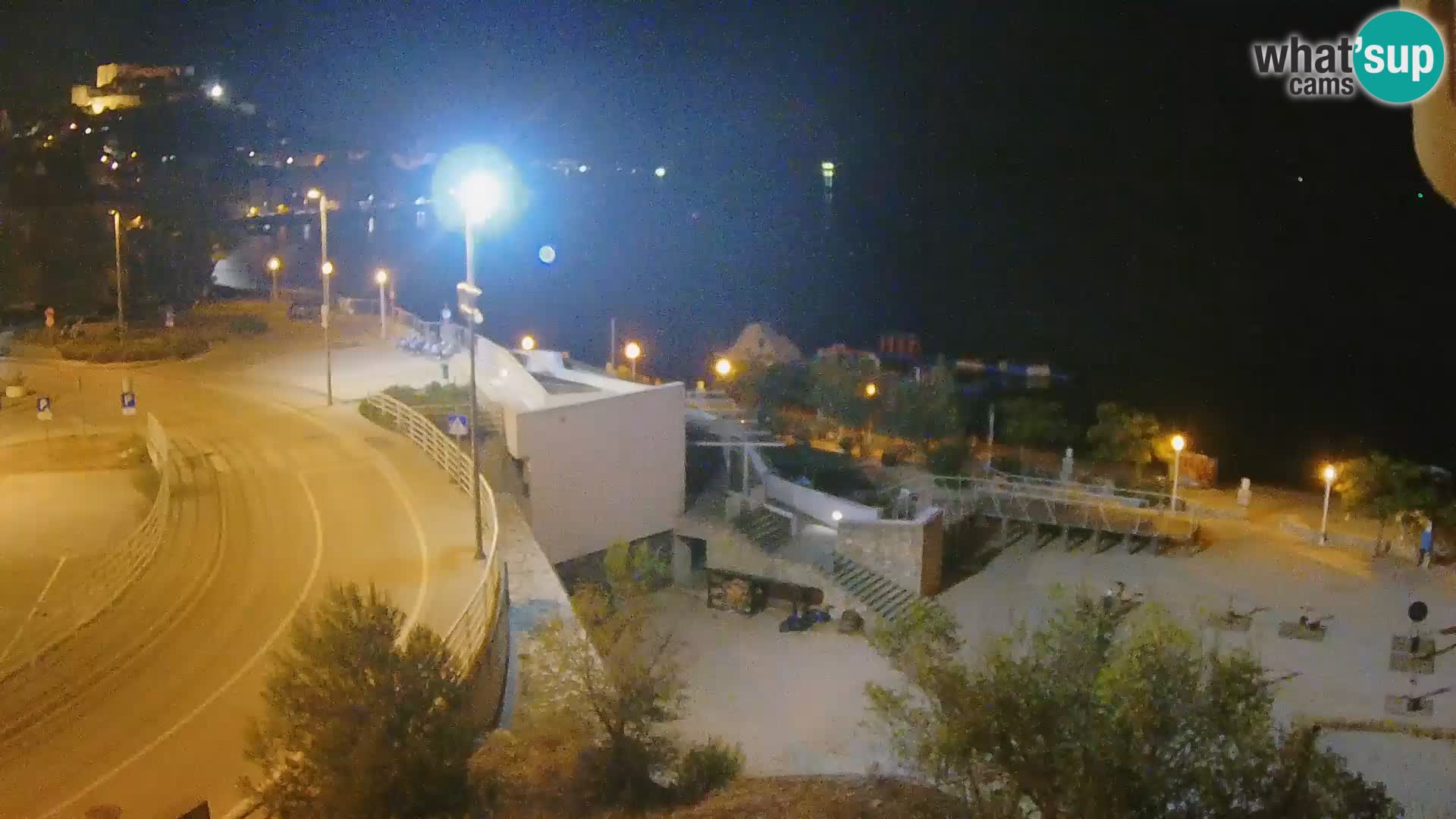 Šibenik webcam Beach Banj