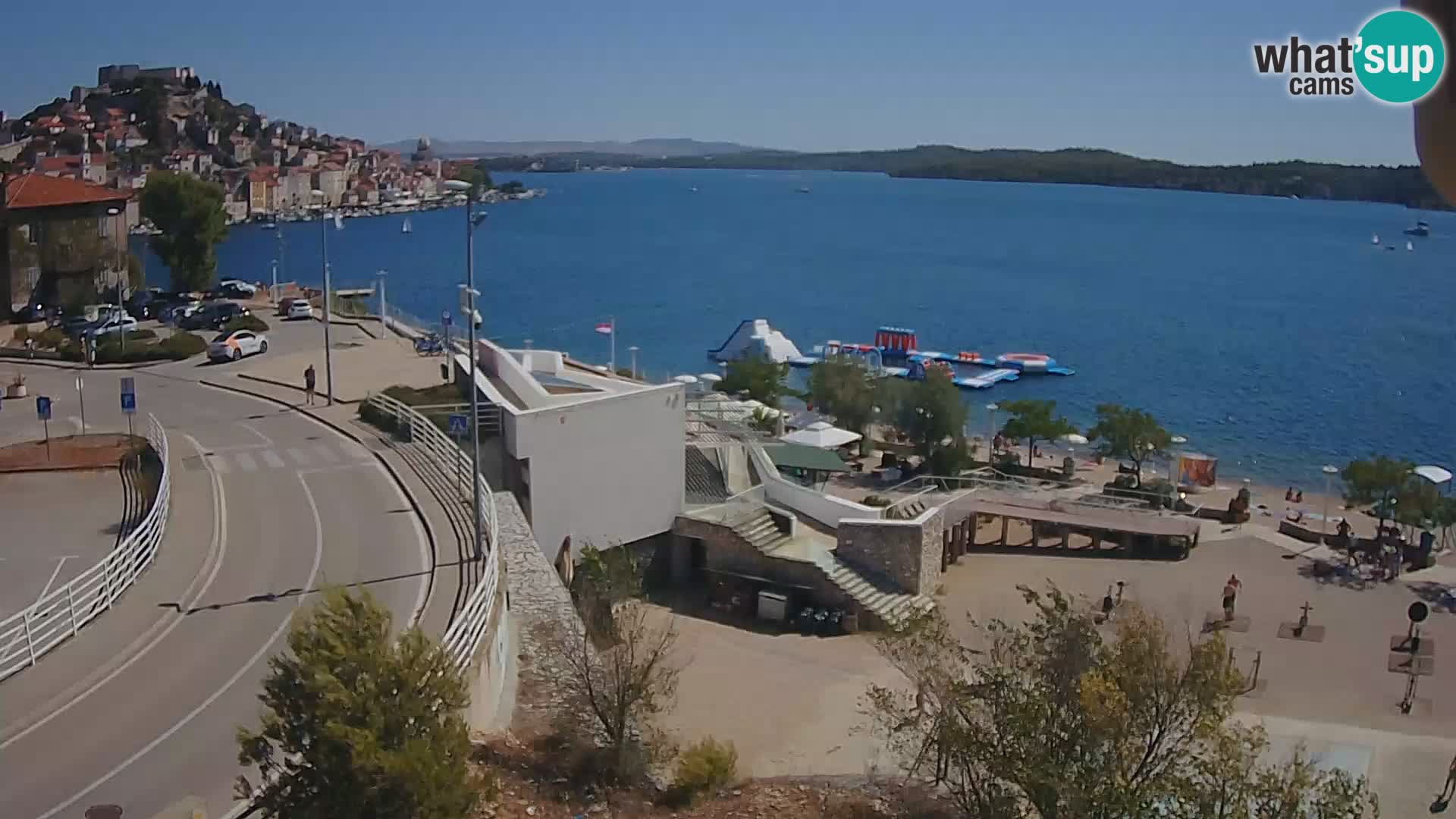 Šibenik webcam Beach Banj