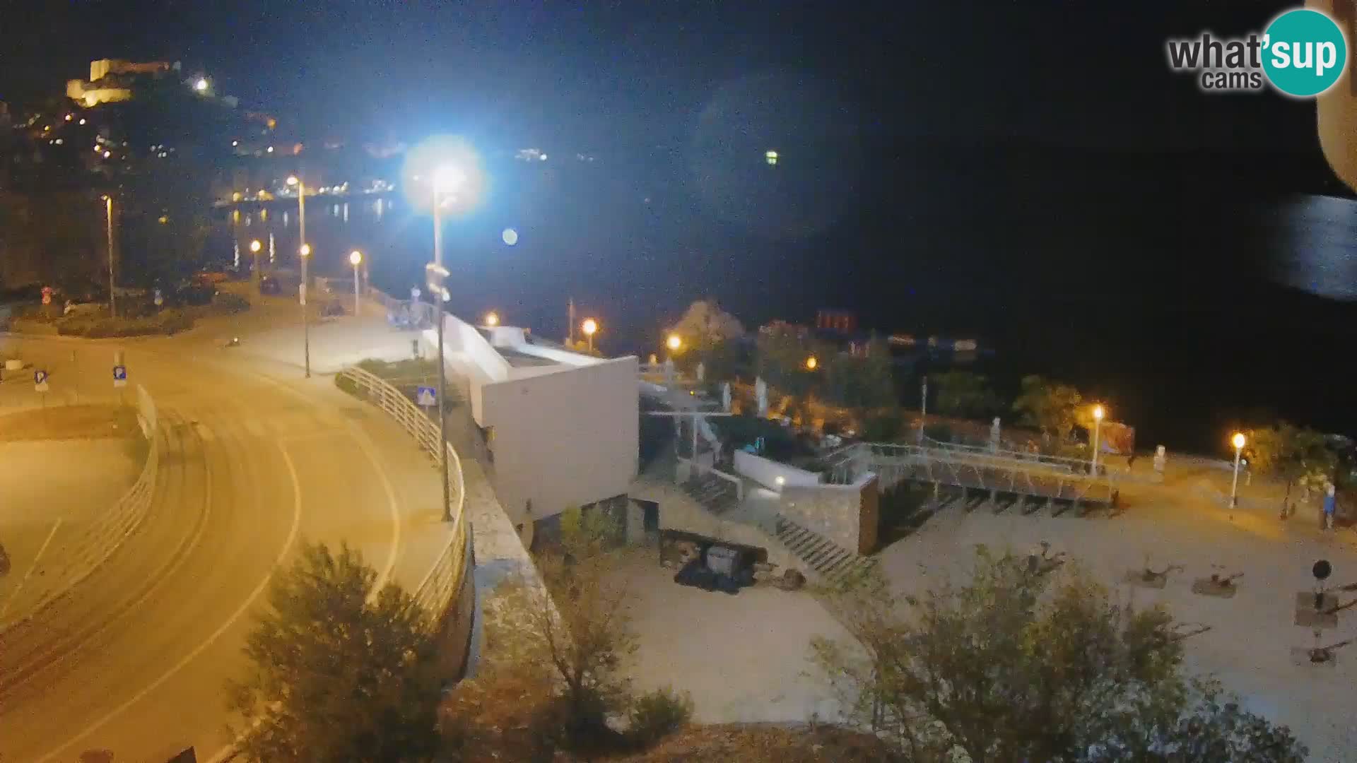 Šibenik webcam Beach Banj