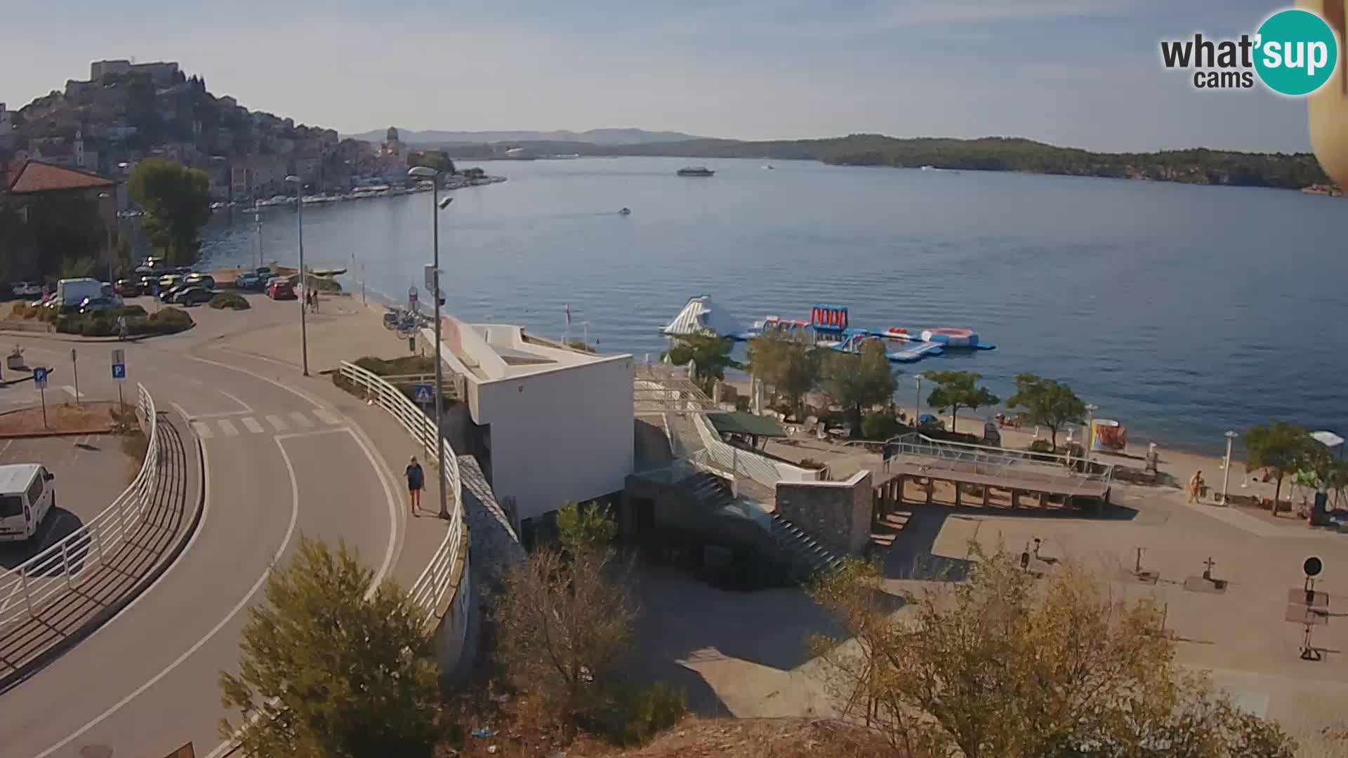 Šibenik webcam Beach Banj