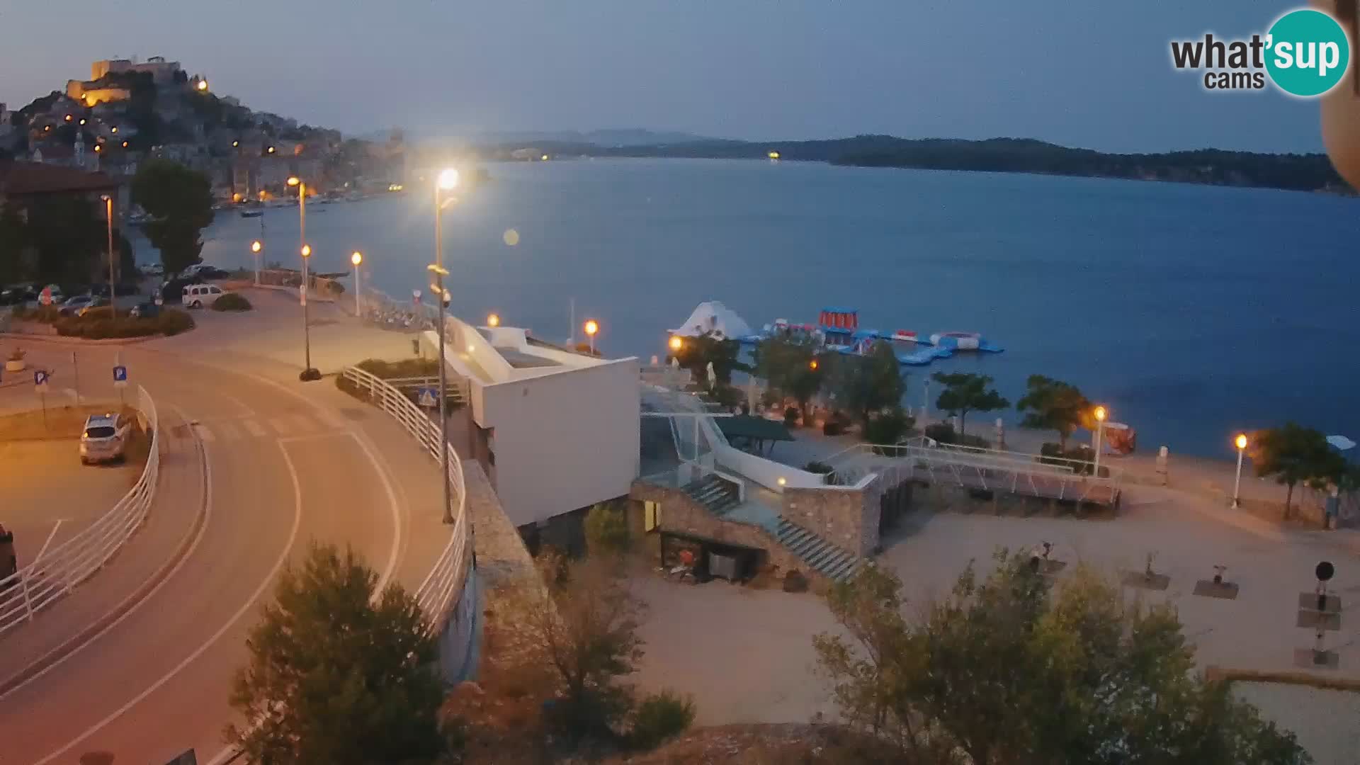Šibenik webcam Beach Banj