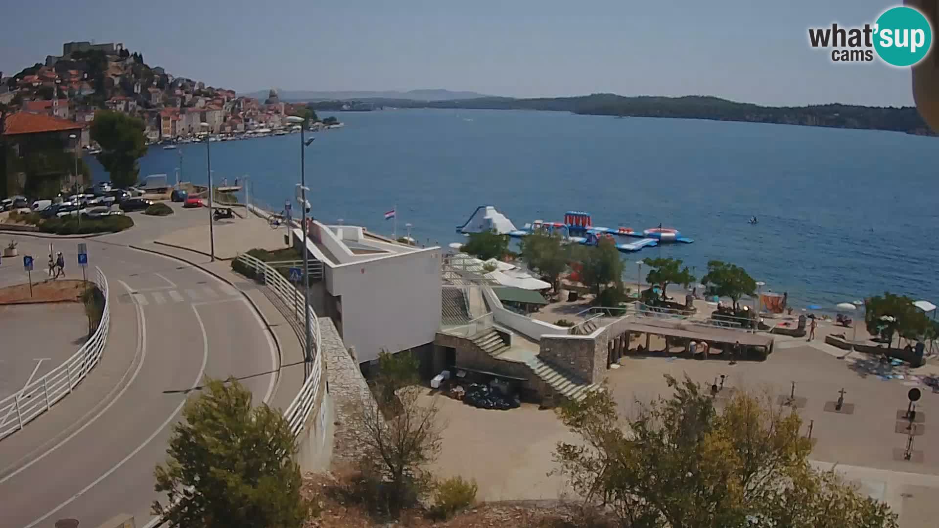 Šibenik webcam Beach Banj