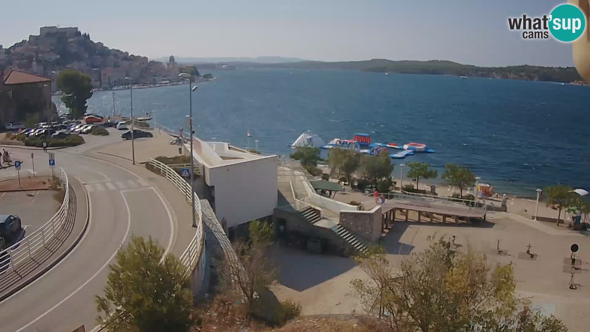 Šibenik webcam Beach Banj