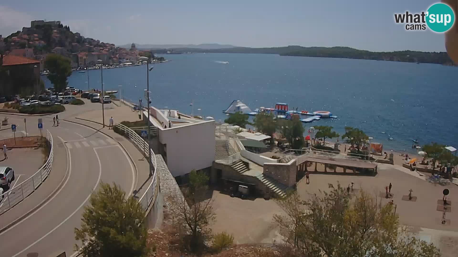 Šibenik webcam Beach Banj