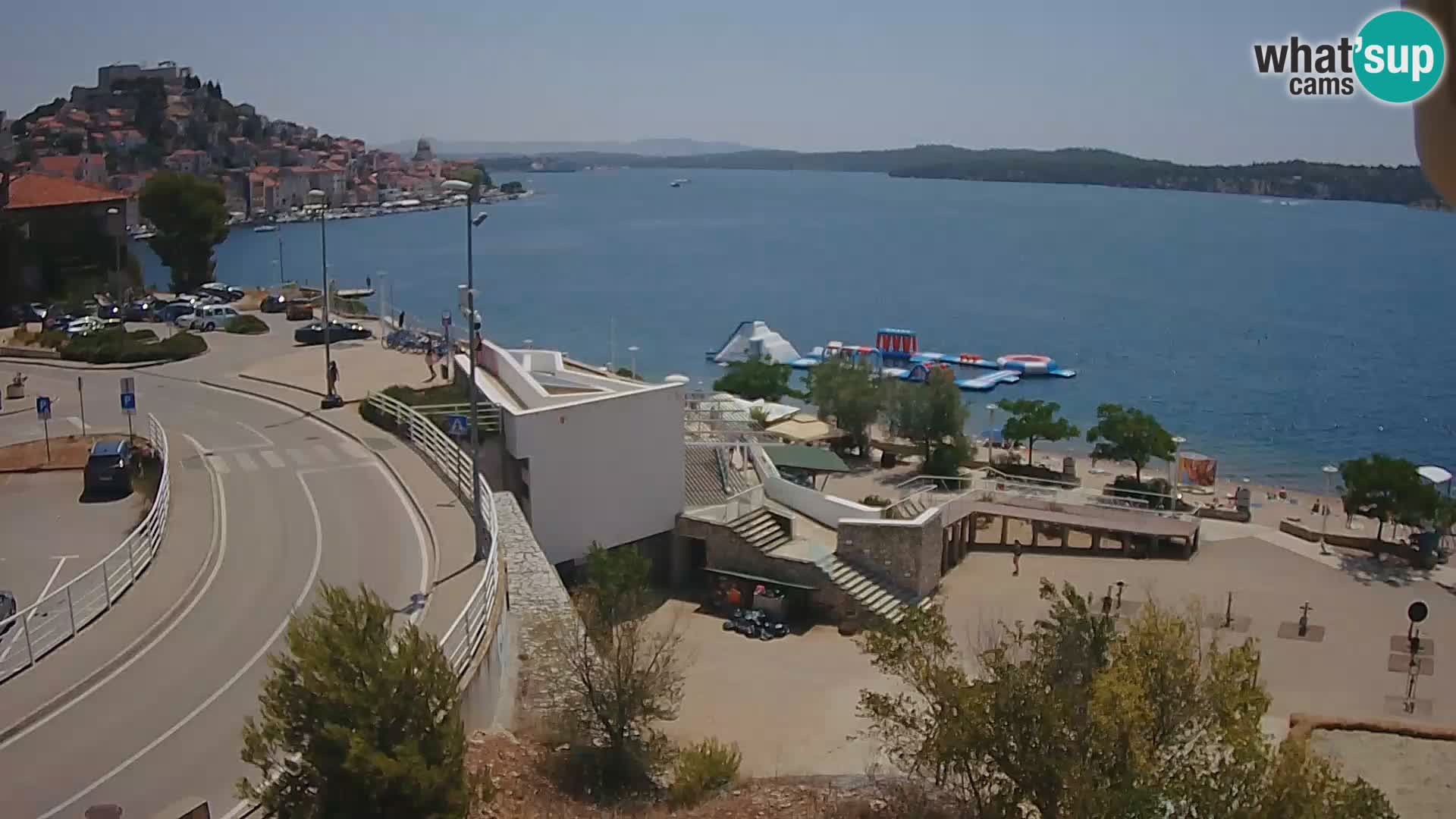 Šibenik webcam Beach Banj