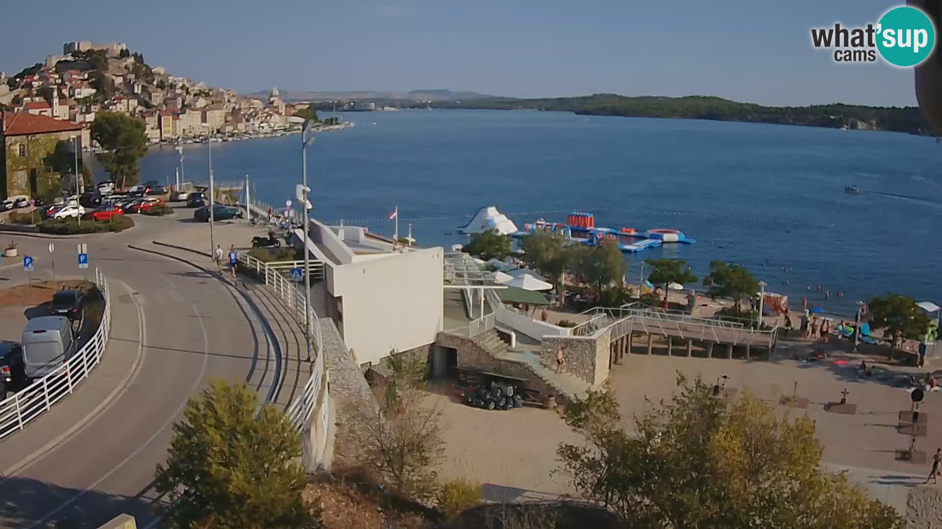 Šibenik webcam Beach Banj