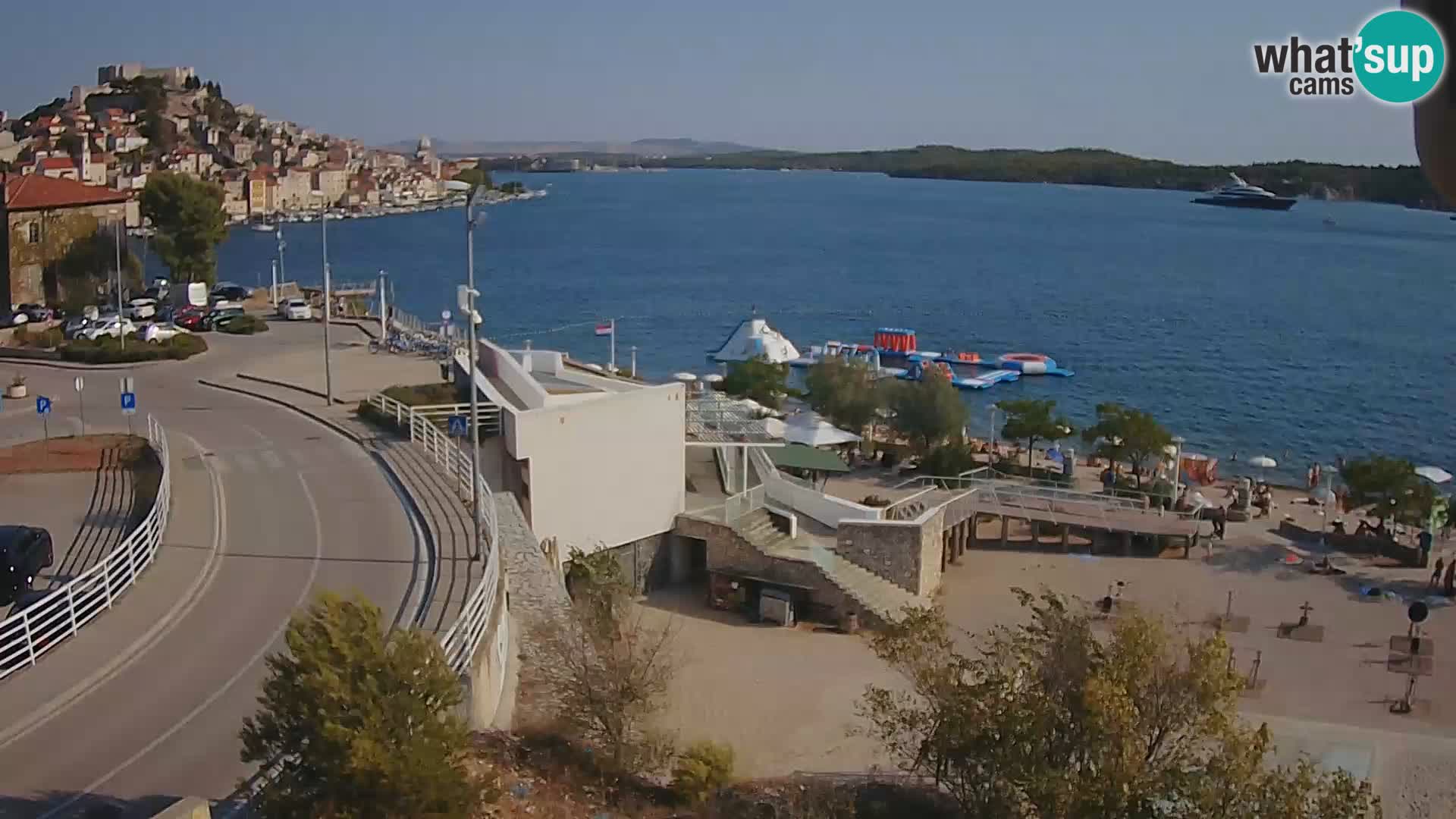 Livecam Sibenico spiaggia Banj