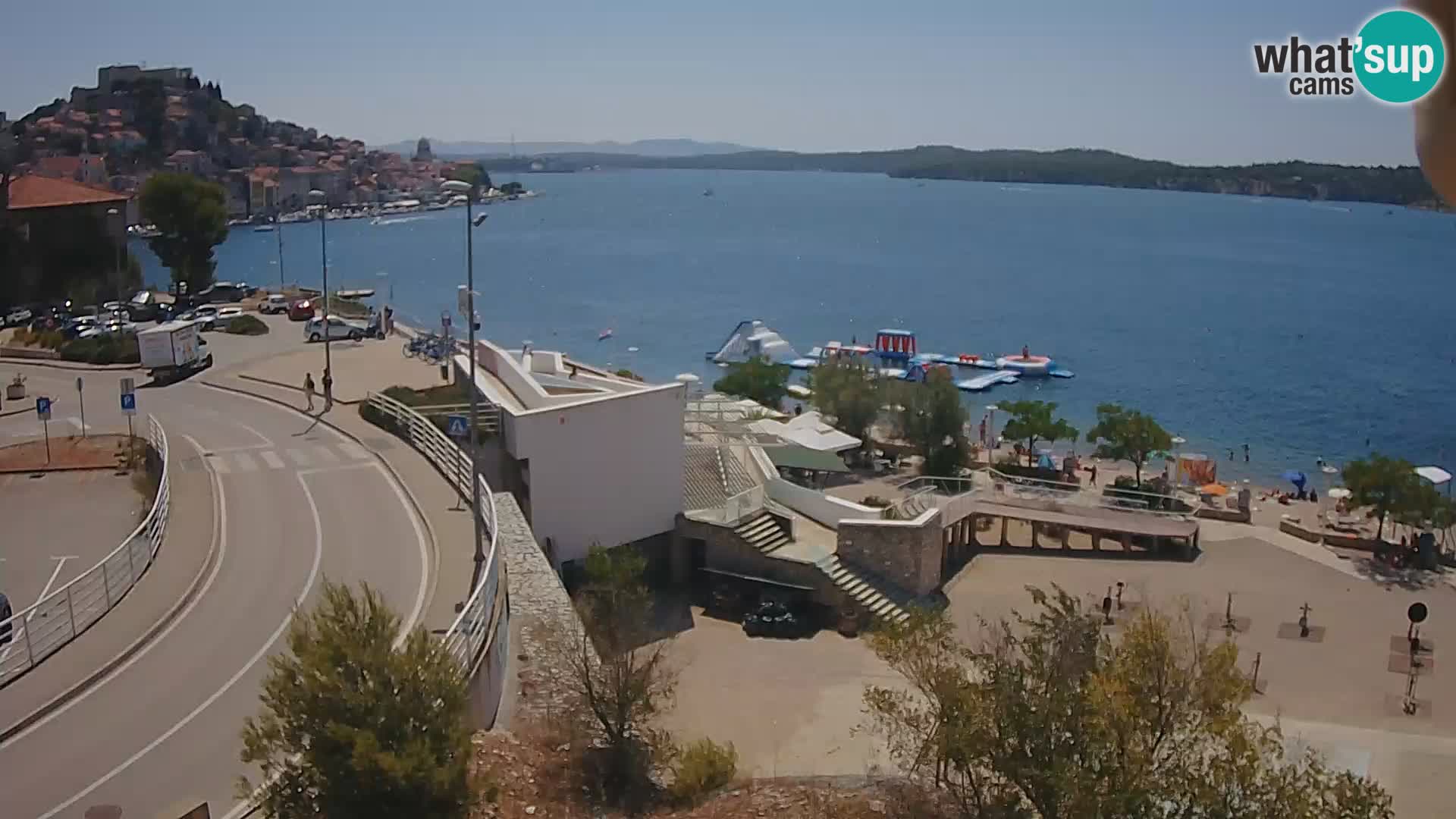 Šibenik webcam Beach Banj