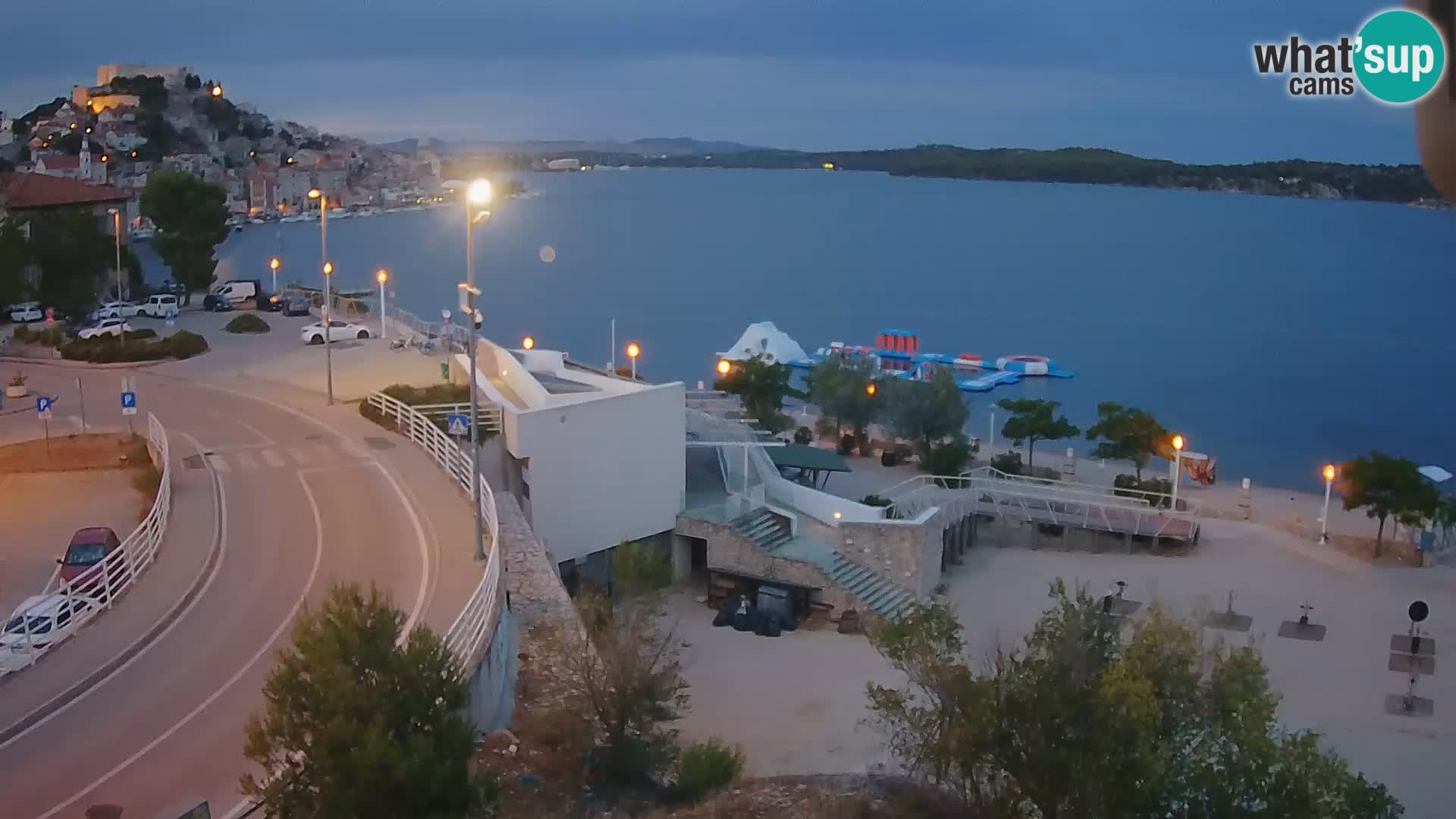 Šibenik webcam Beach Banj