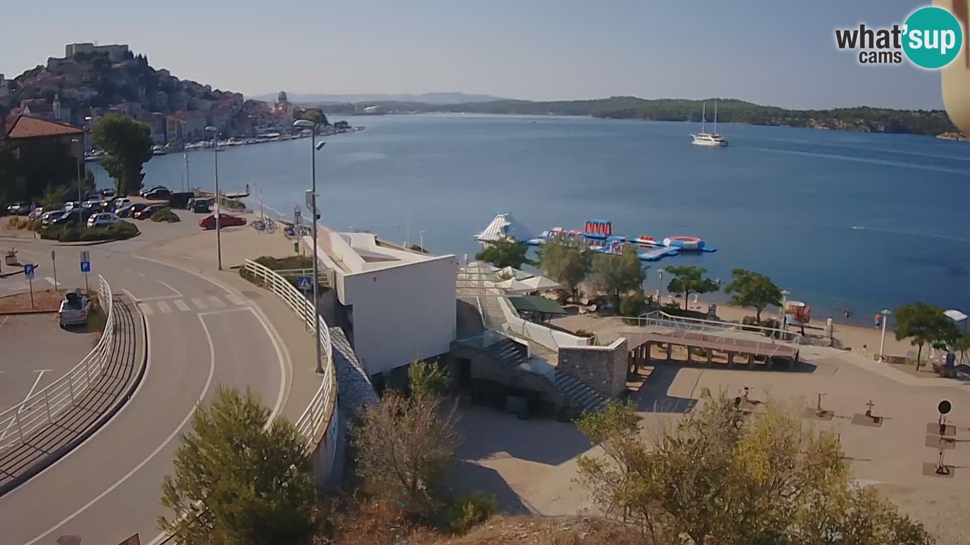 Šibenik webcam Beach Banj
