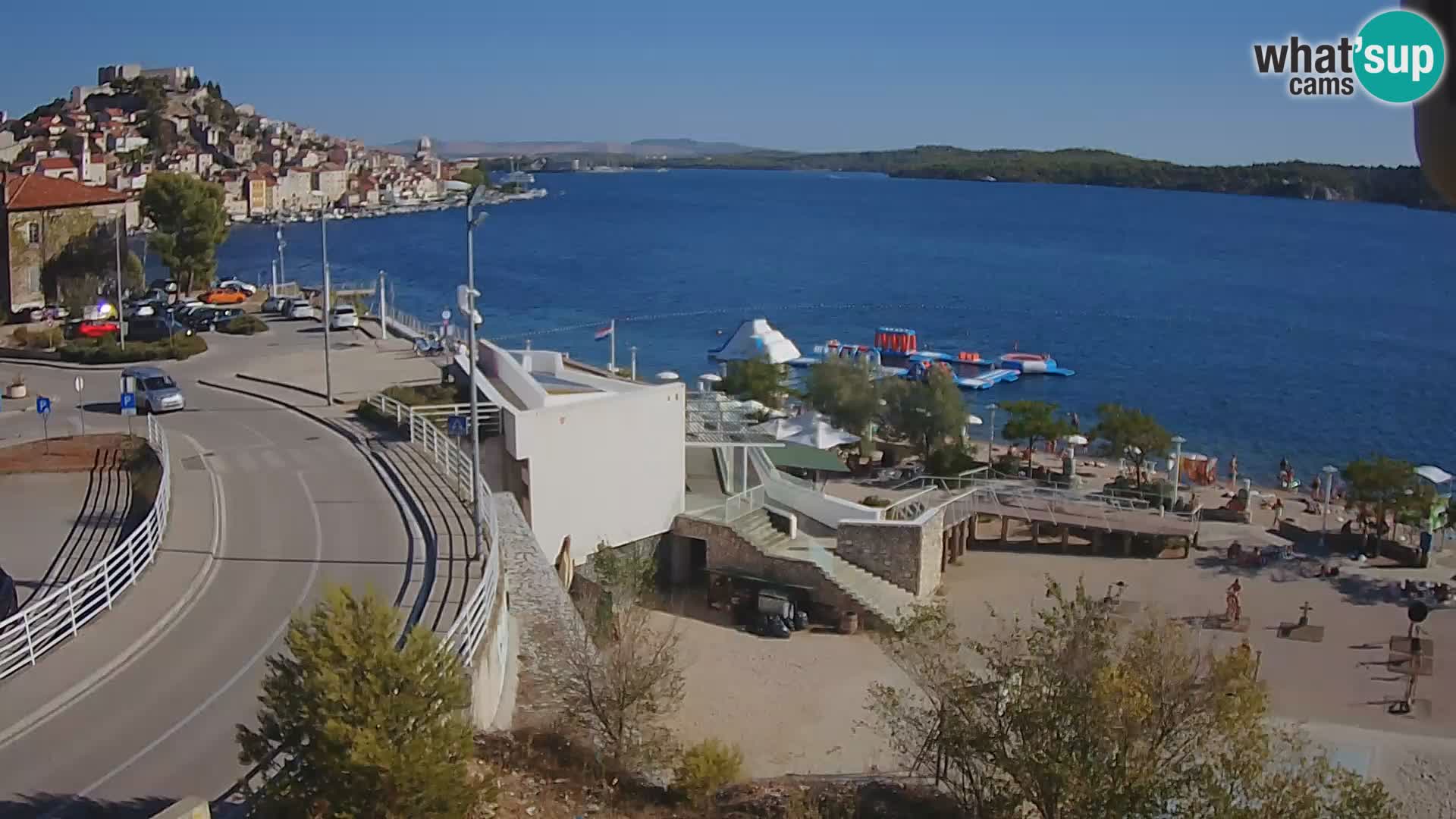 Livecam Sibenico spiaggia Banj