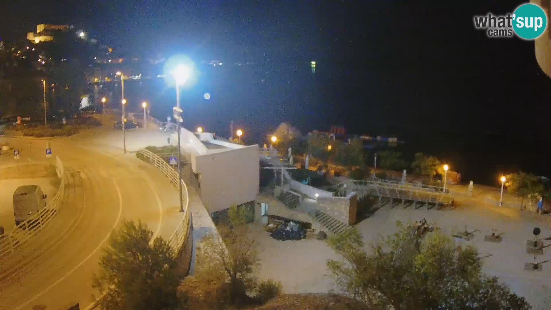 Livecam Sibenico spiaggia Banj