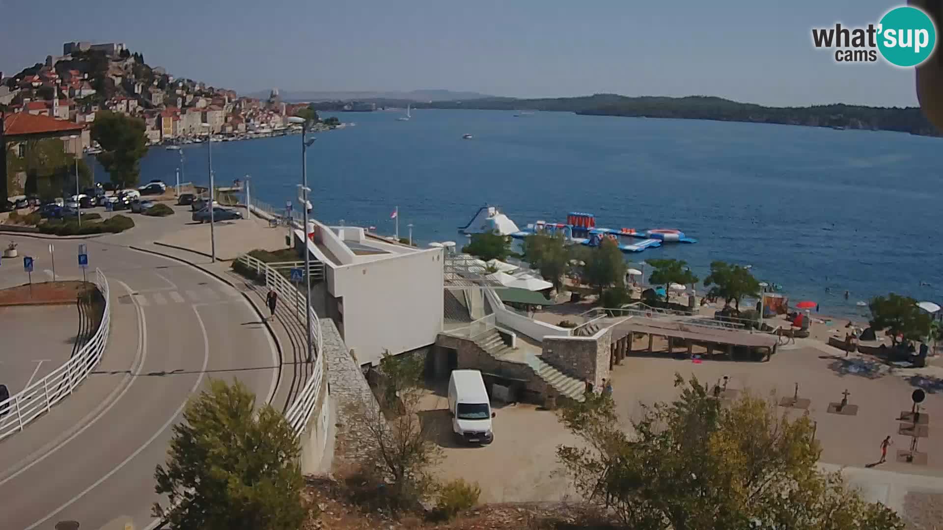 Šibenik webcam Beach Banj